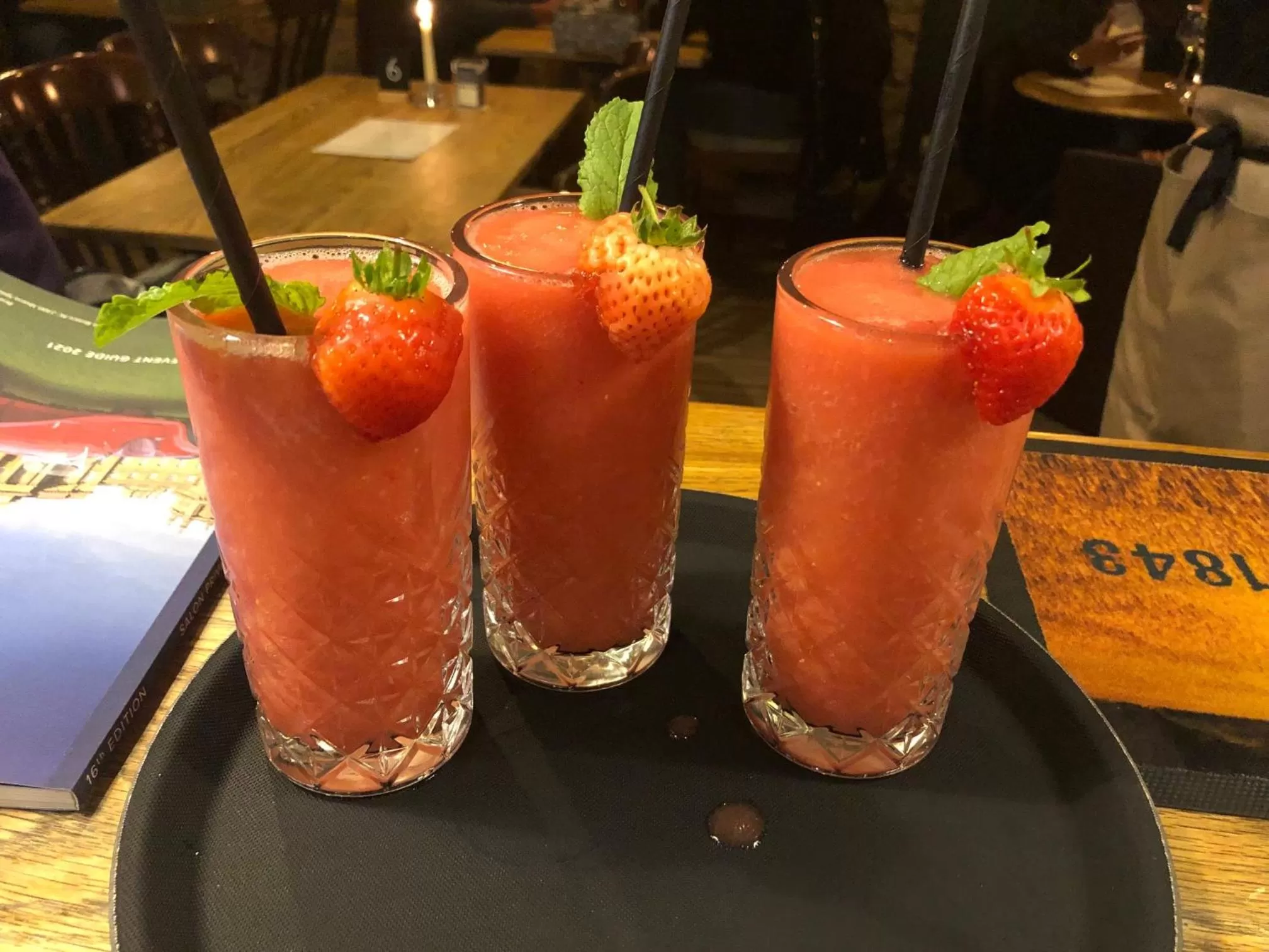 Food and drinks in The Punchbowl Inn