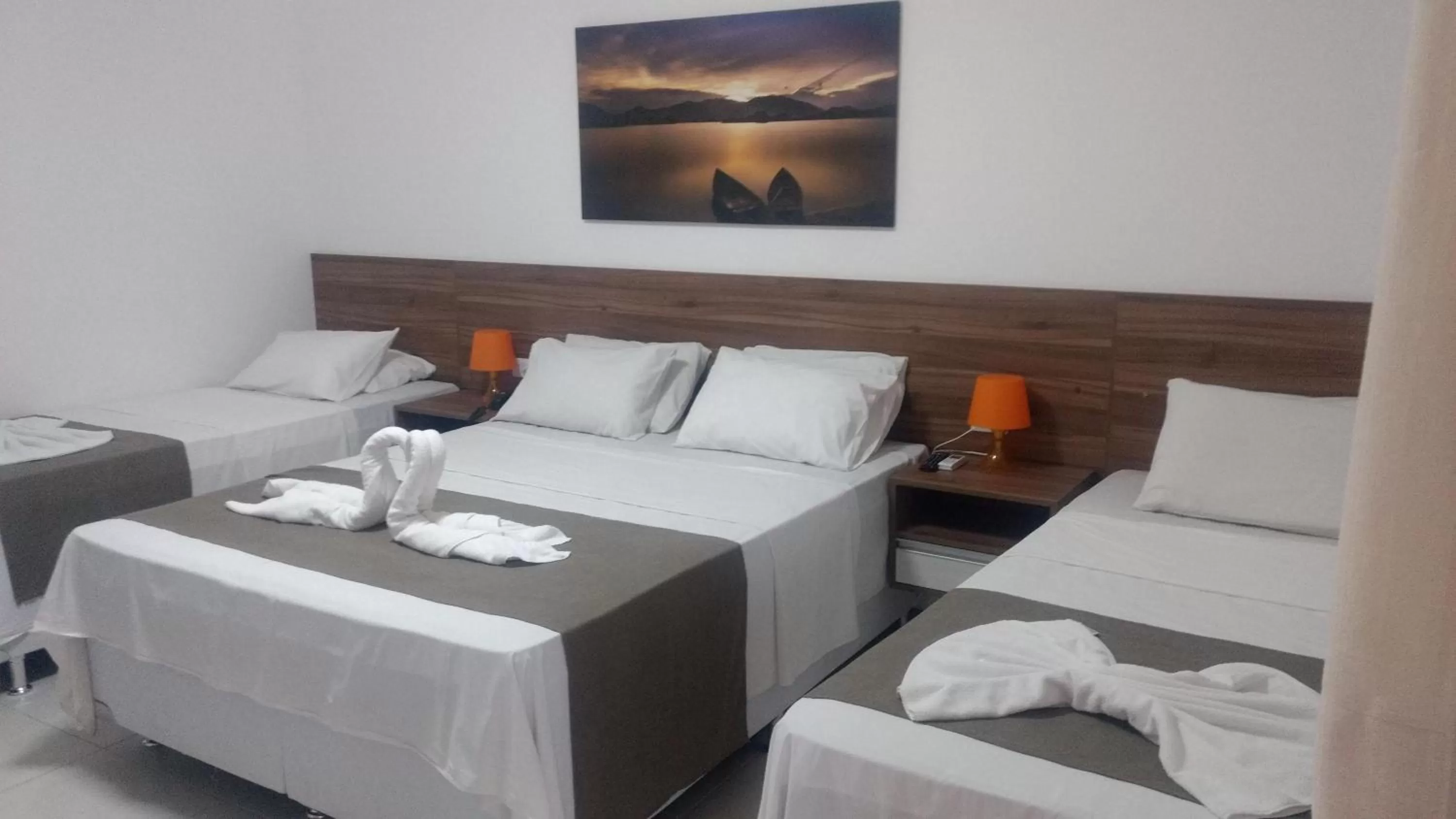 Bed in Hotel Pousada Salvador Paradise