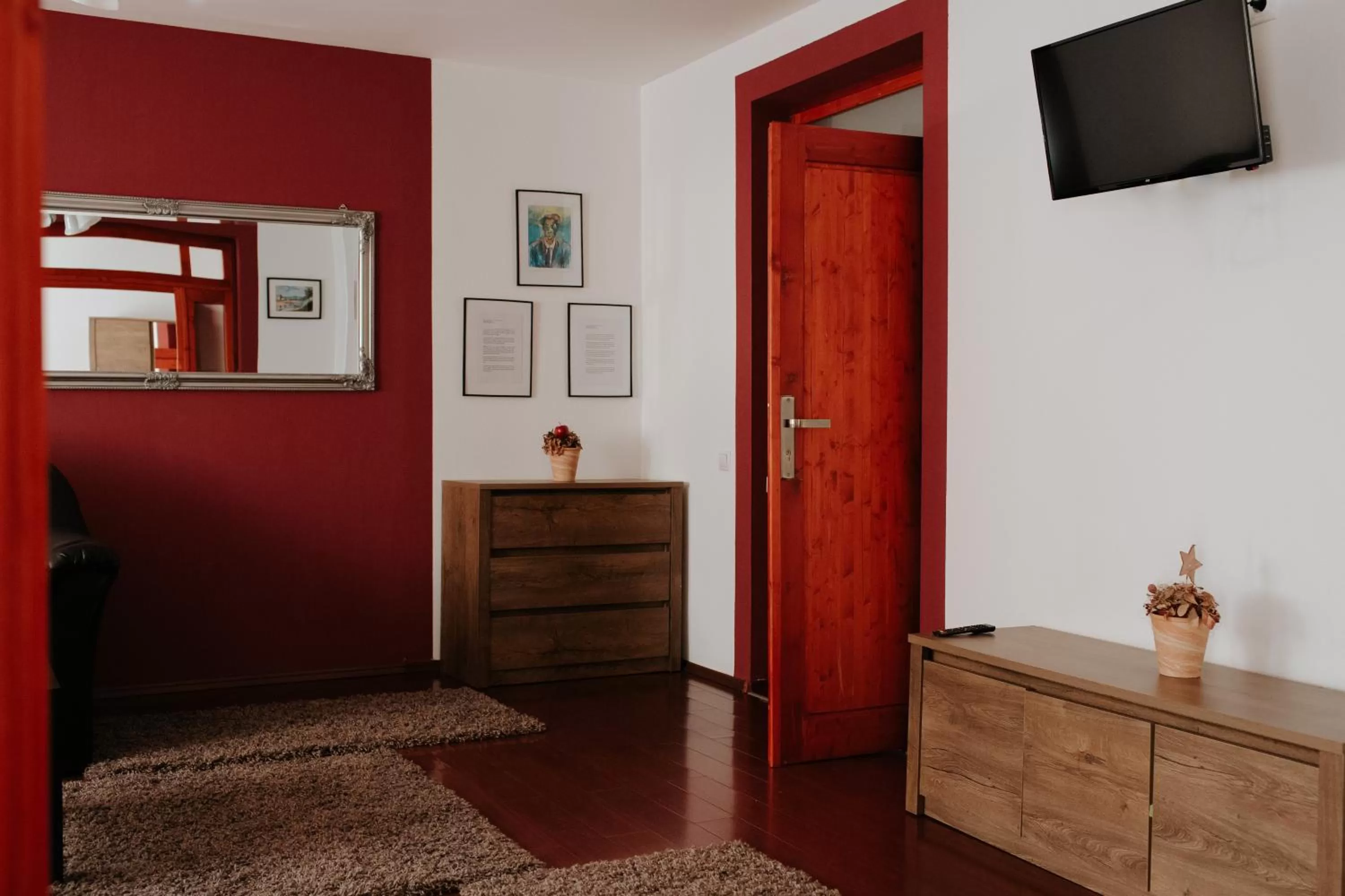 Communal lounge/ TV room, TV/Entertainment Center in Pensiunea Pictorilor