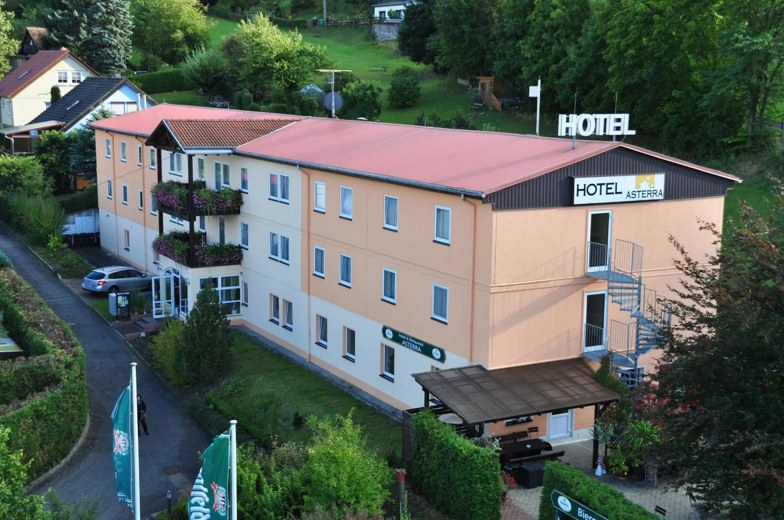 Property building in Hotel Asterra