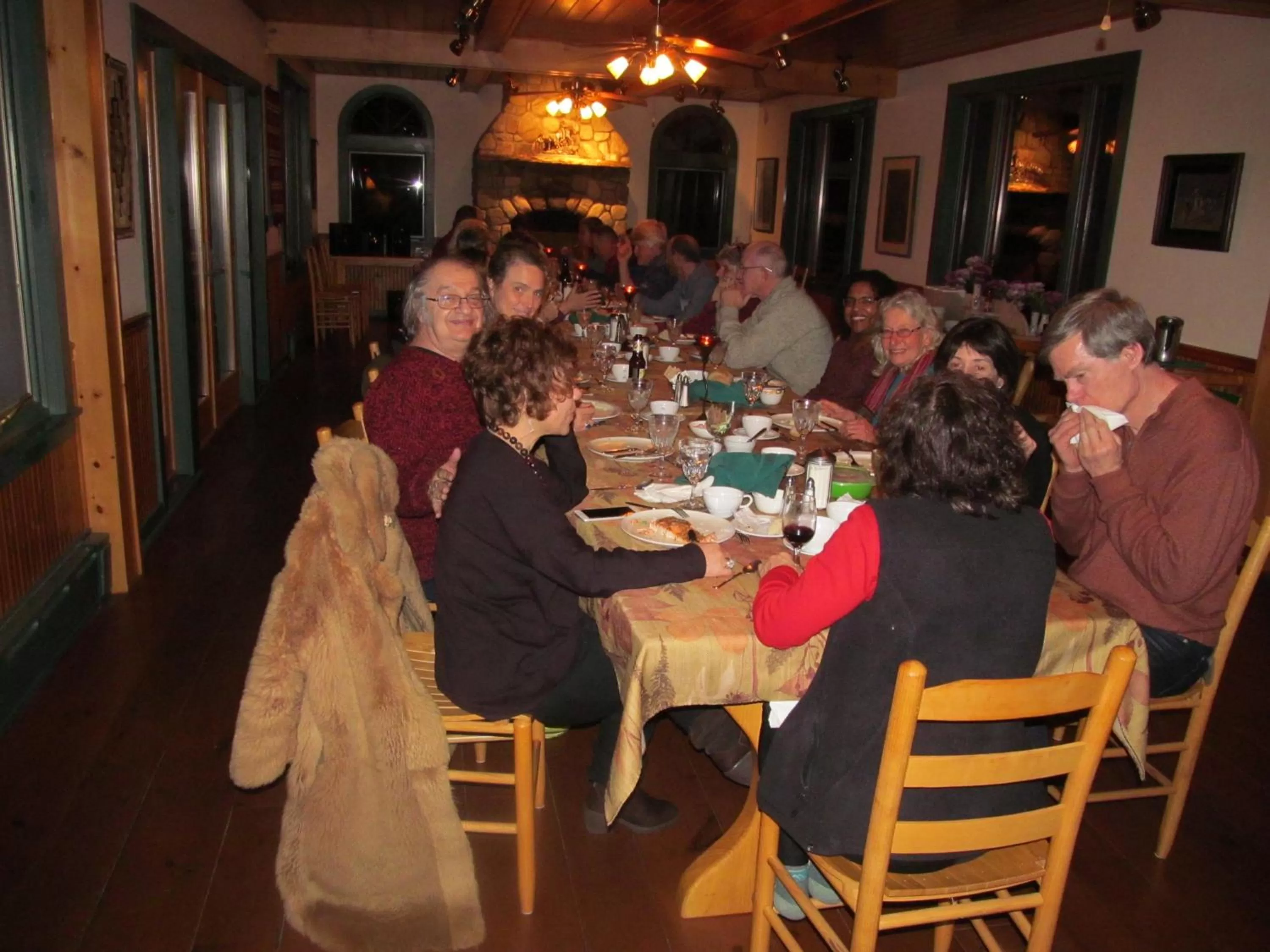 group of guests in Trails End Inn