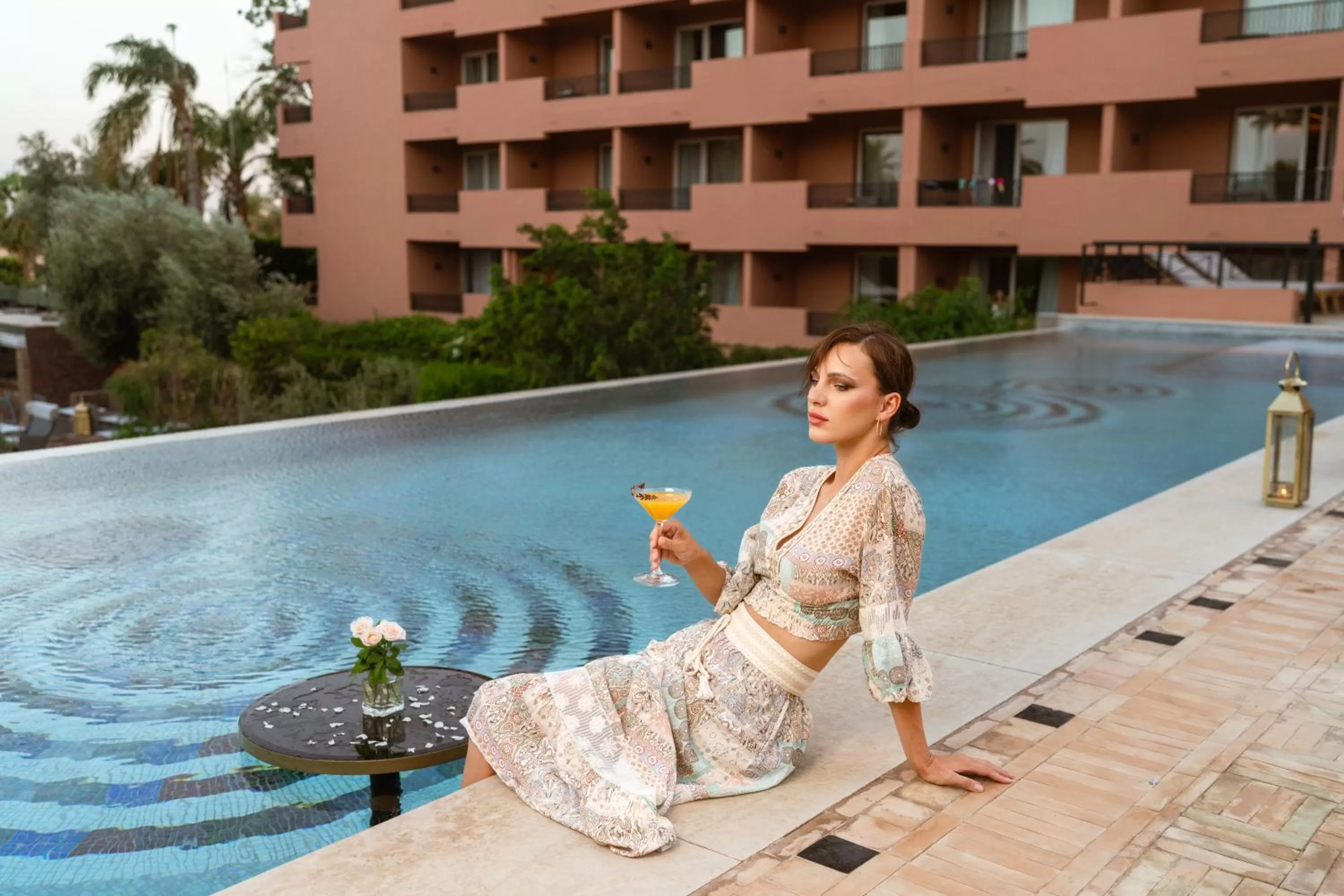 Swimming pool in Sofitel Marrakech Palais Impérial & Spa