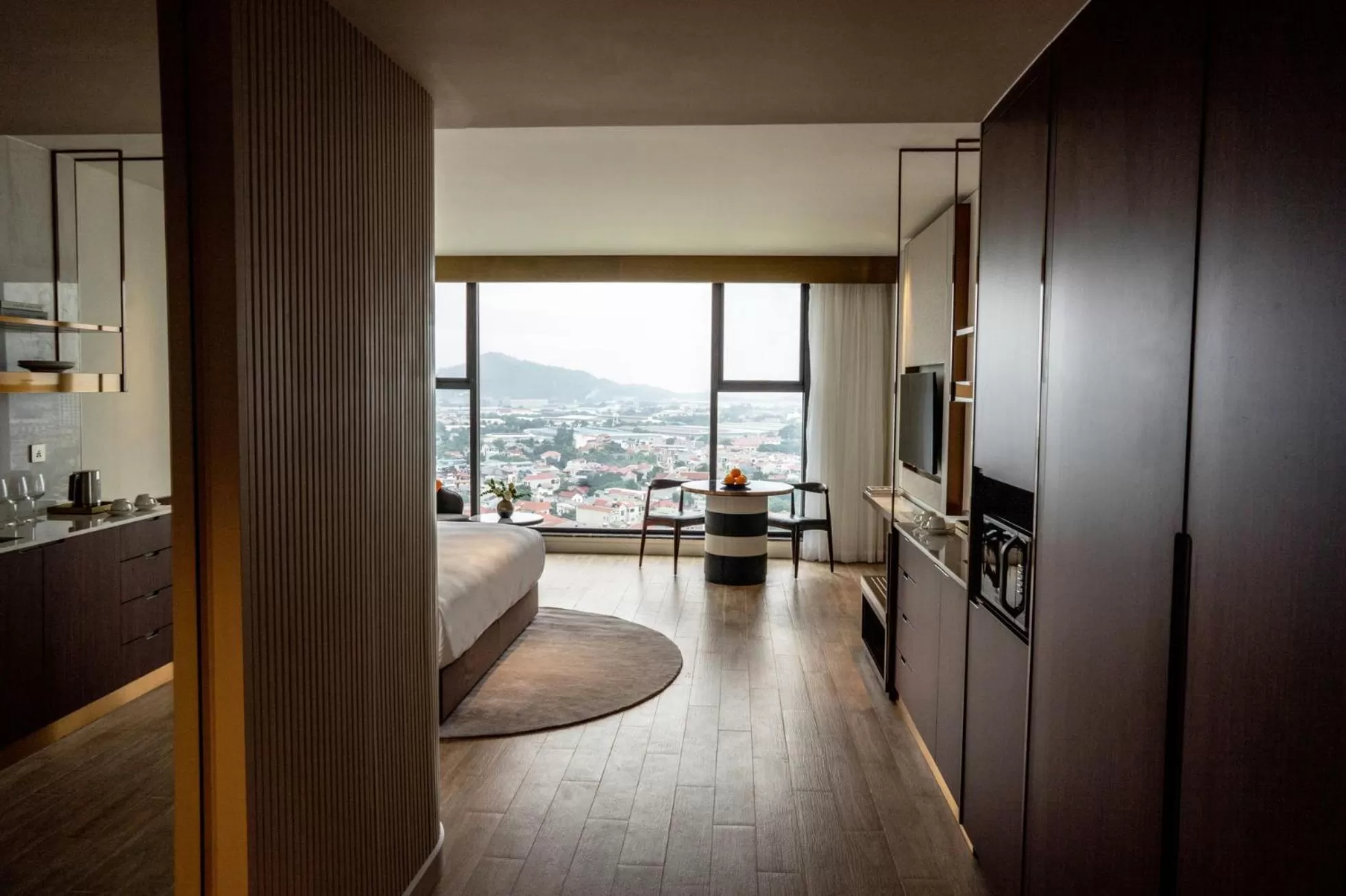 Premium King Residence with Mountain View in Crowne Plaza Vinh Yen City Centre by IHG