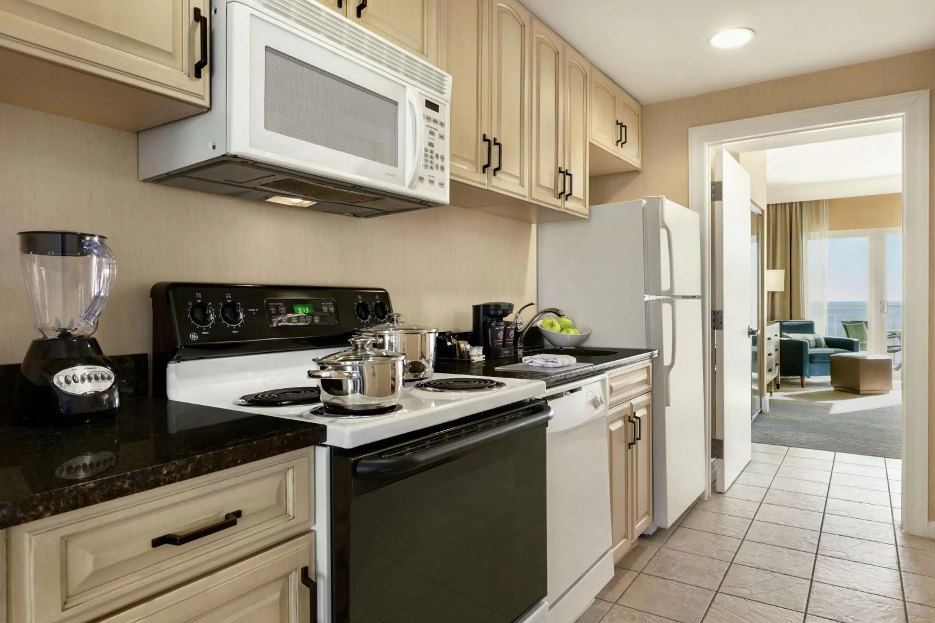Bedroom in Hilton Suites Ocean City Oceanfront
