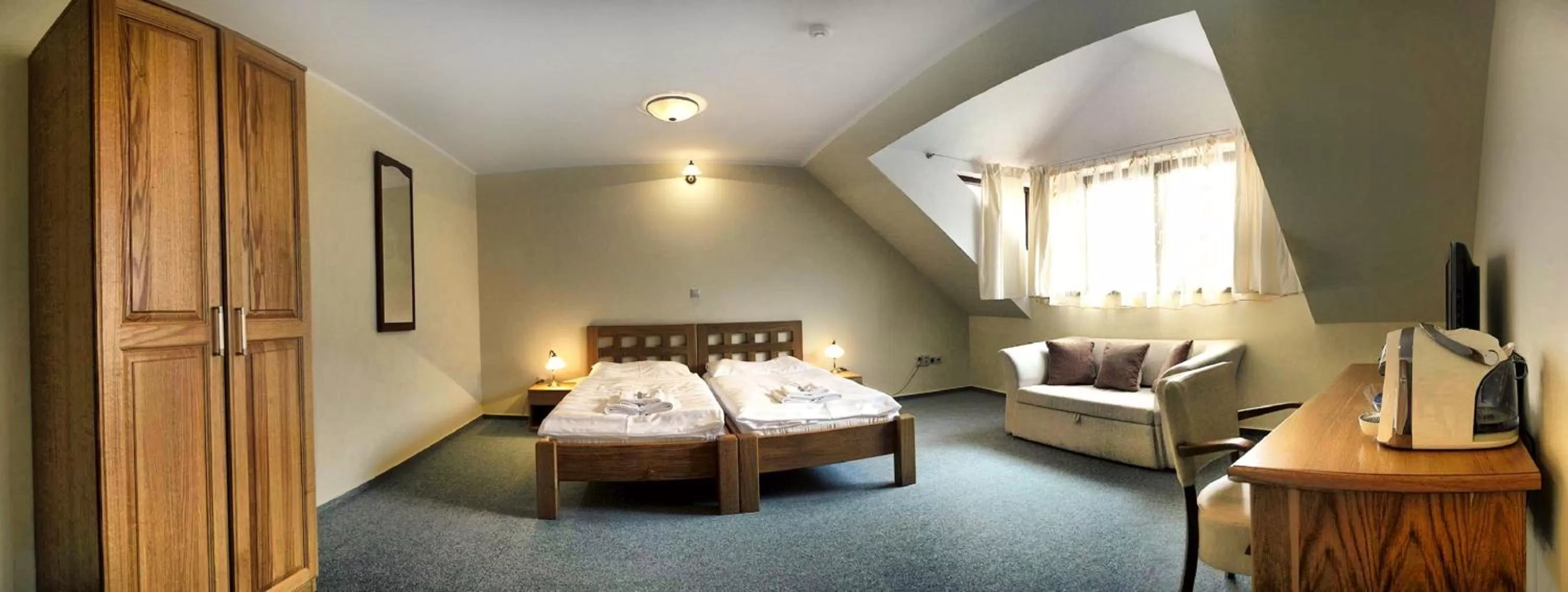 Bedroom in Hotel Farma Vysoká