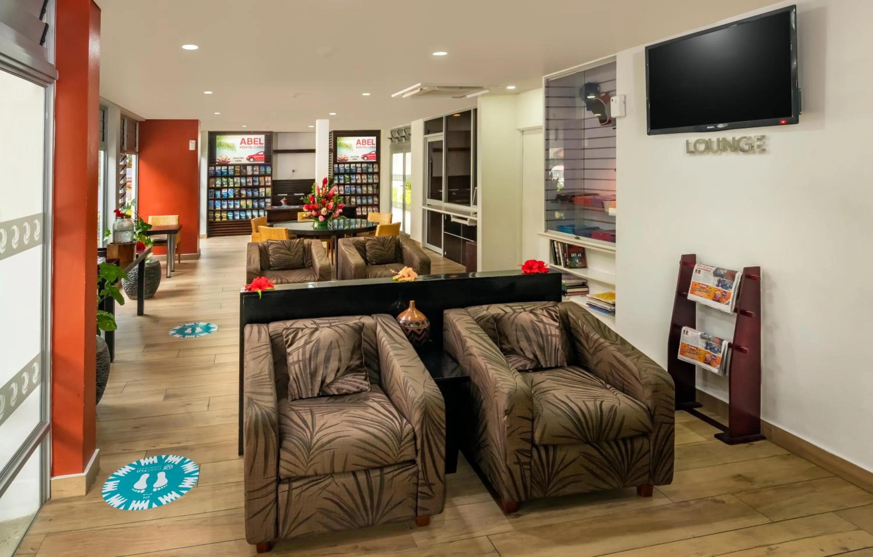 Lobby or reception in The Terraces Apartments Denarau