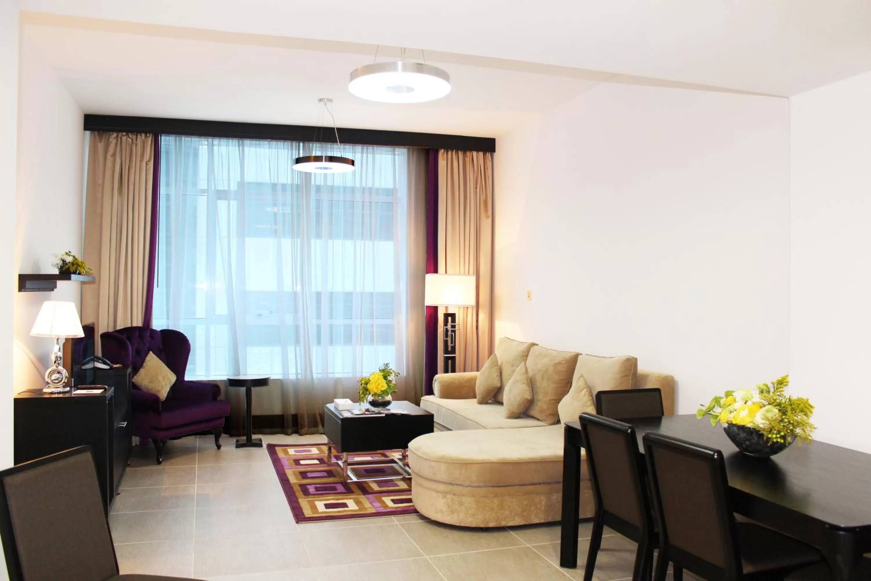 Living room in Al Diar Sawa Hotel Apartments