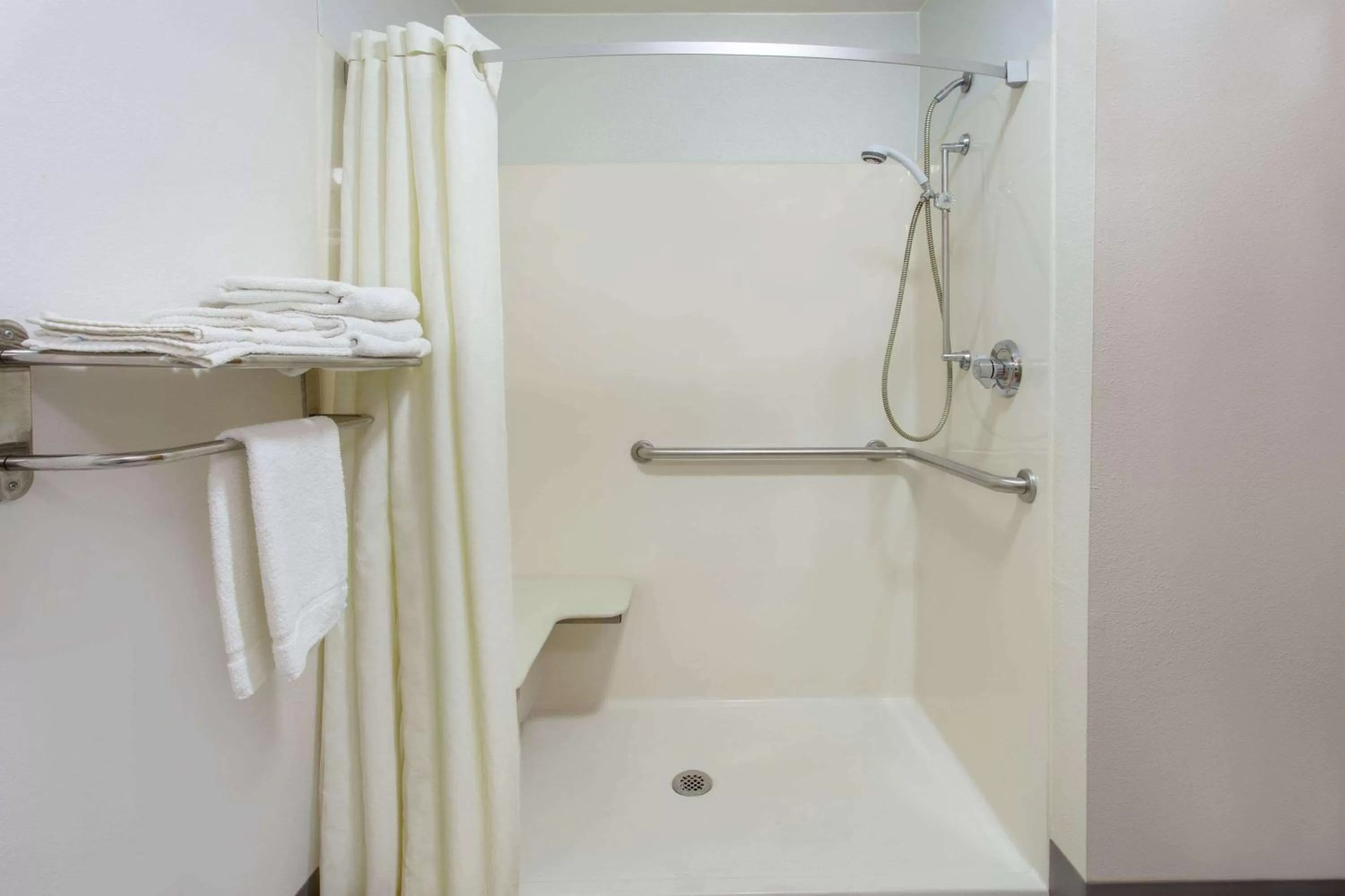 Shower in Super 8 by Wyndham Bedford