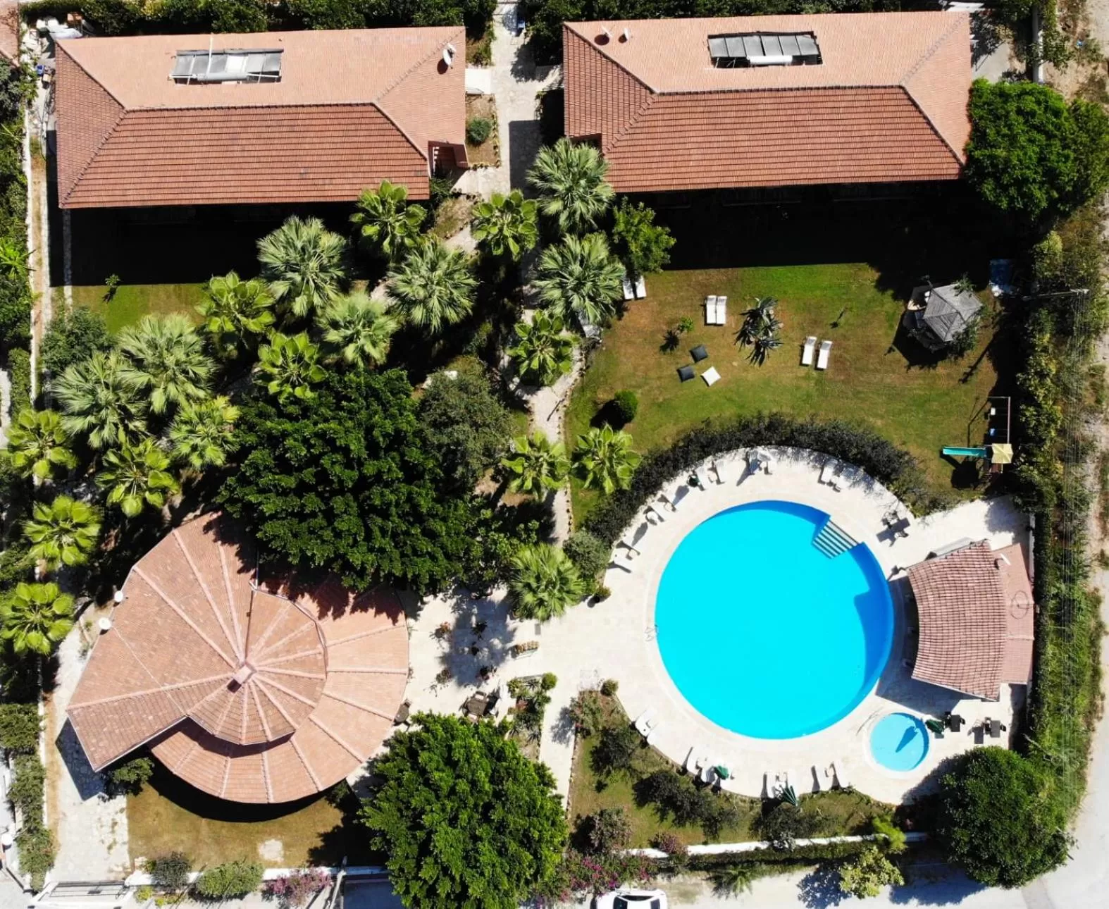 Bird's eye view in Hotel Palme Dalyan