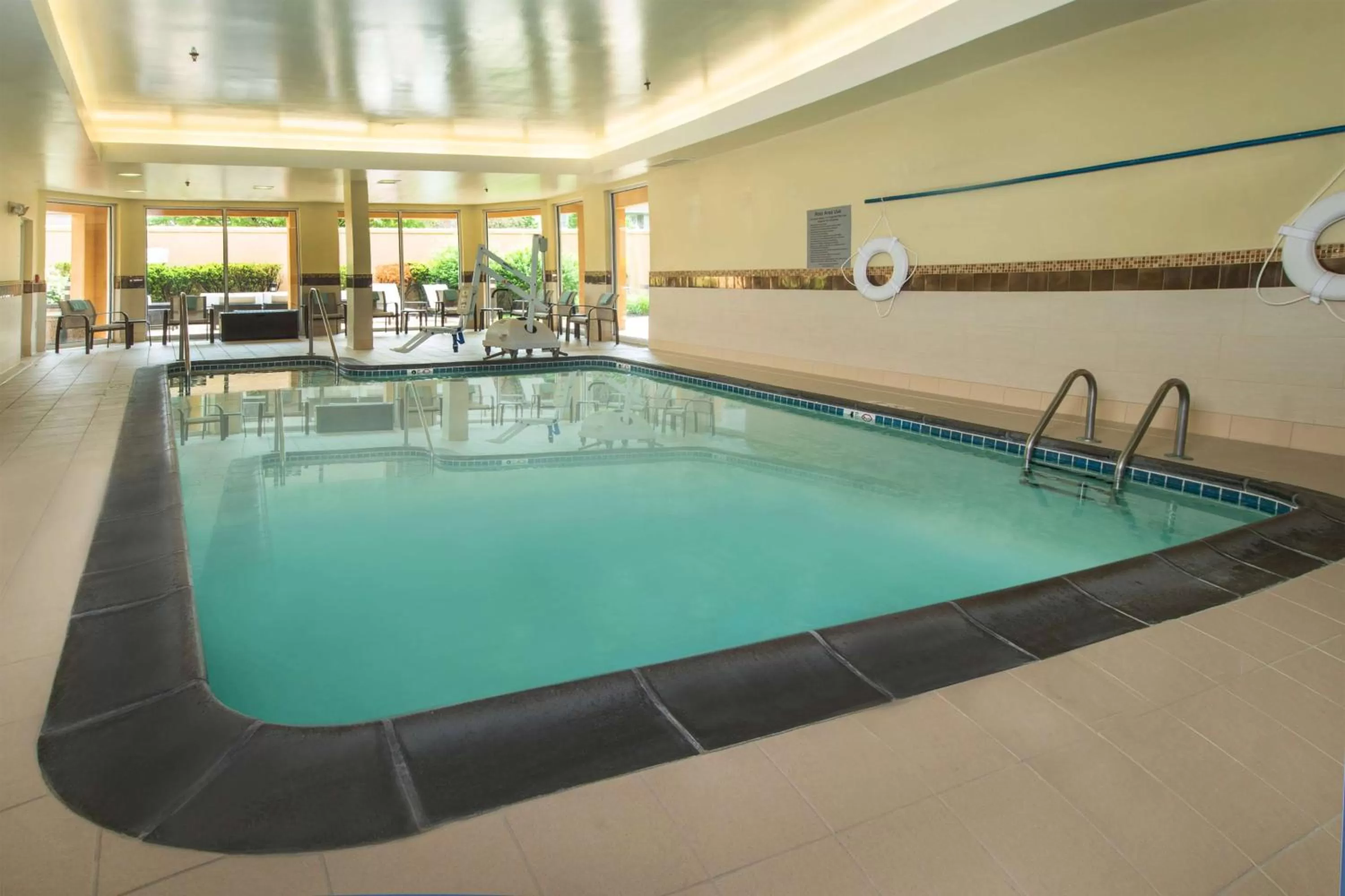Pool view in Sonesta Select Allentown Bethlehem Airport