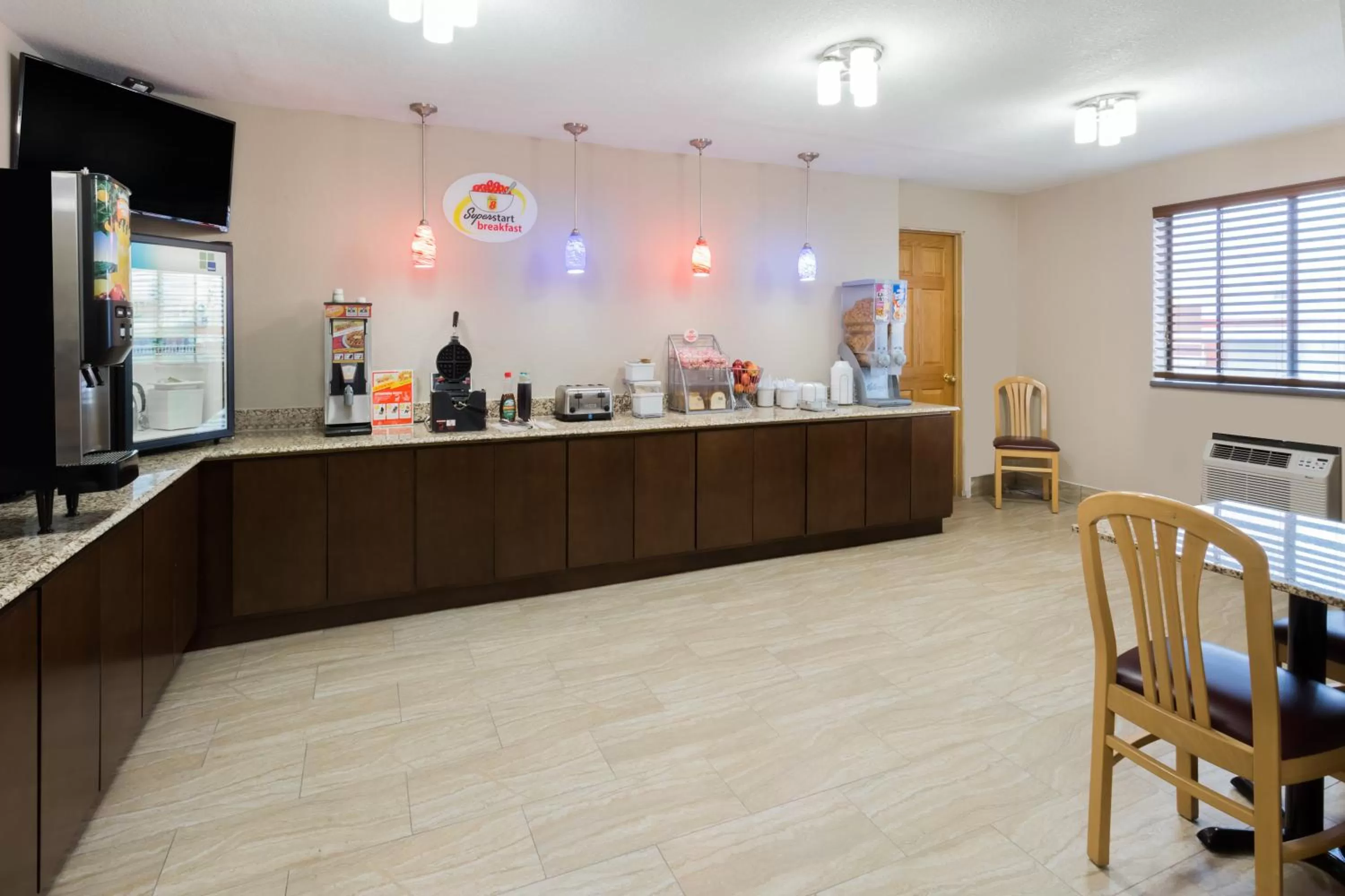 Continental breakfast in Super 8 by Wyndham Janesville