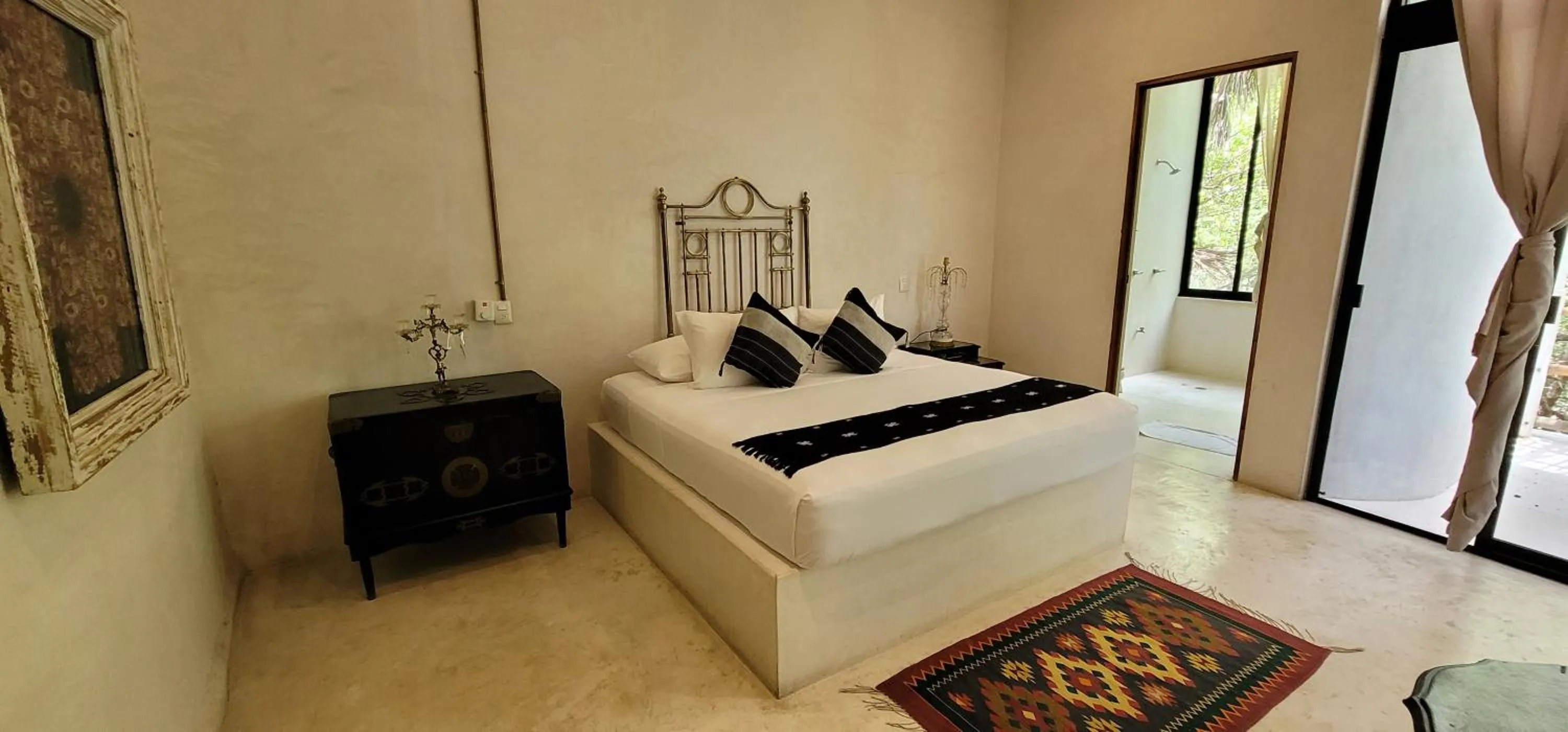 Bed in Casa Ambar Hotel & Boutique Tulum