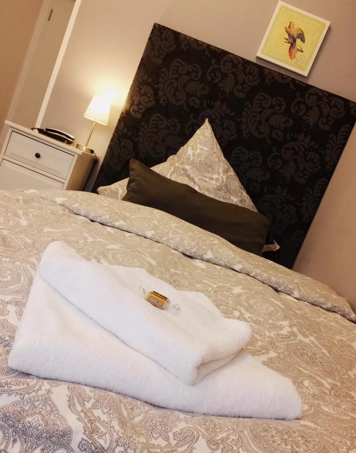 Bed in Hotel Heddernheimer Hof