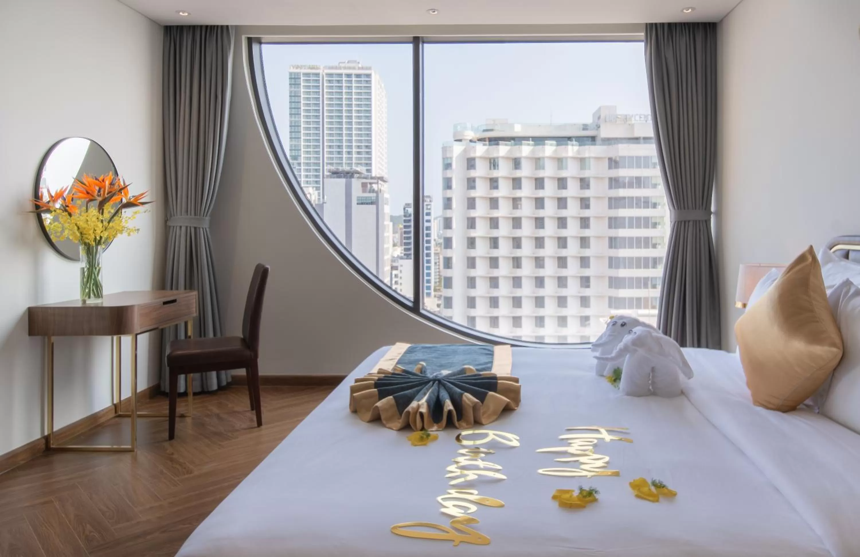 Bed in Grand Tourane Nha Trang Hotel
