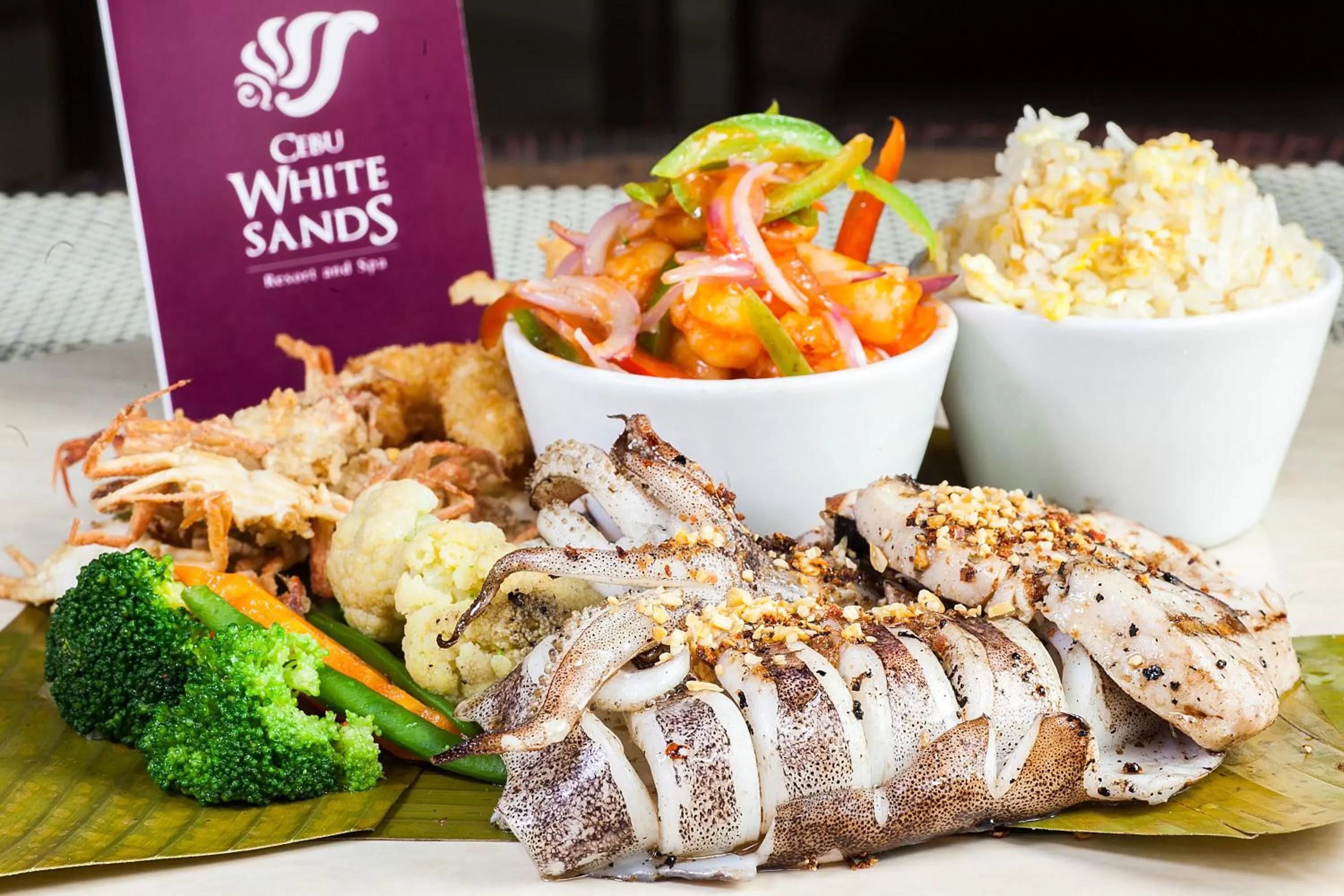 Food close-up in Cebu White Sands Resort and Spa