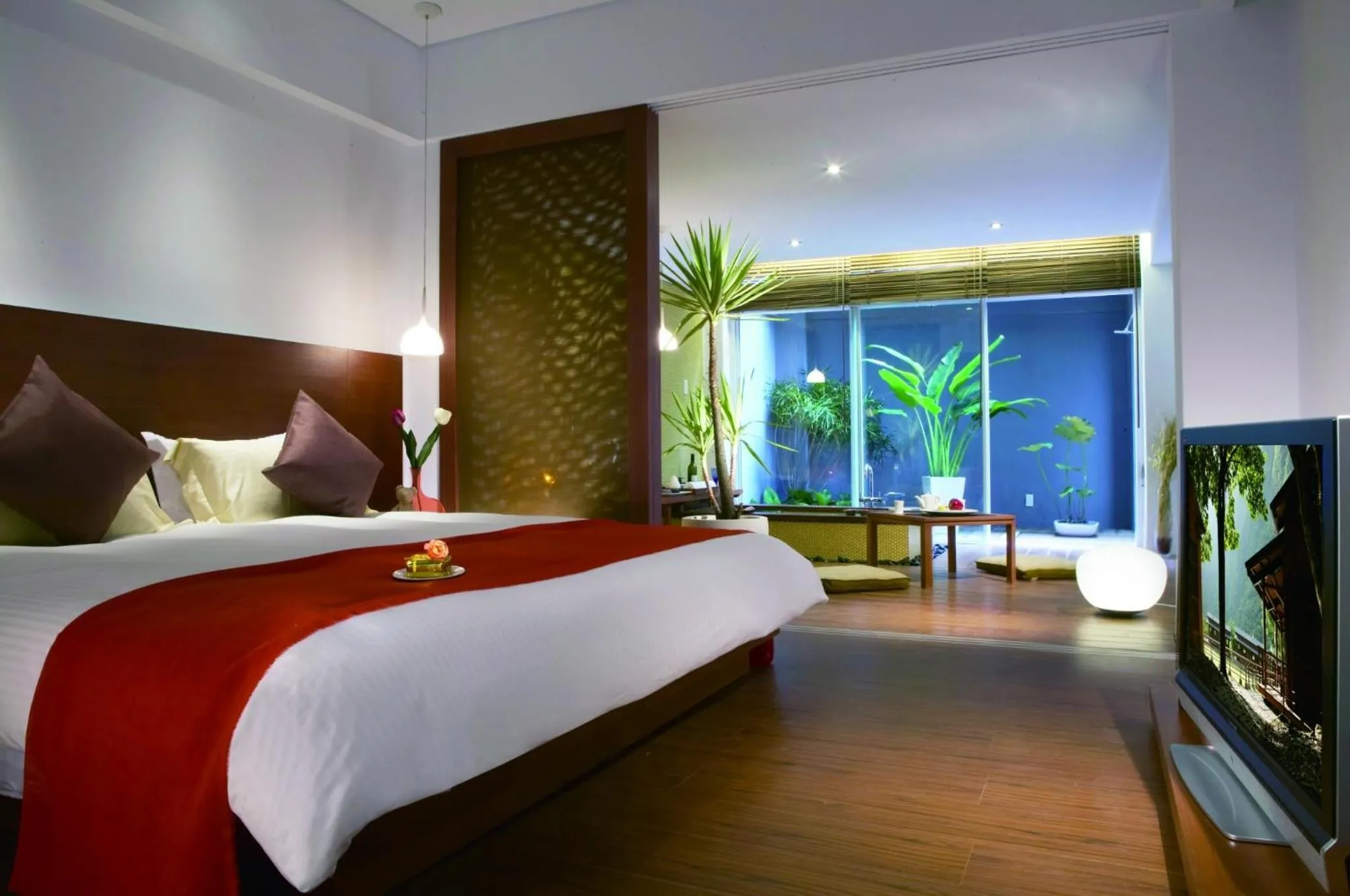 Bed in Hotel Double One