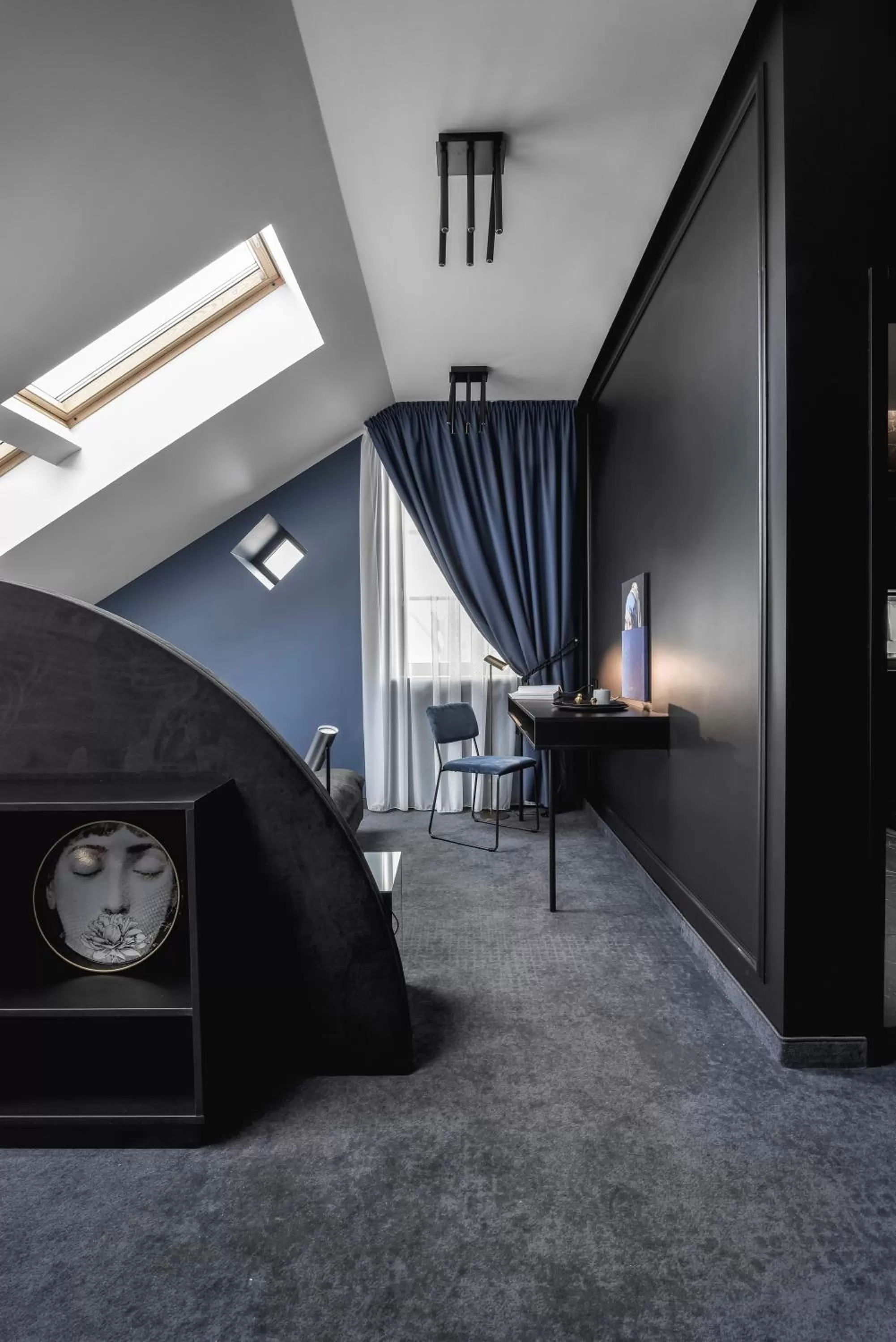 Living room in Berman House