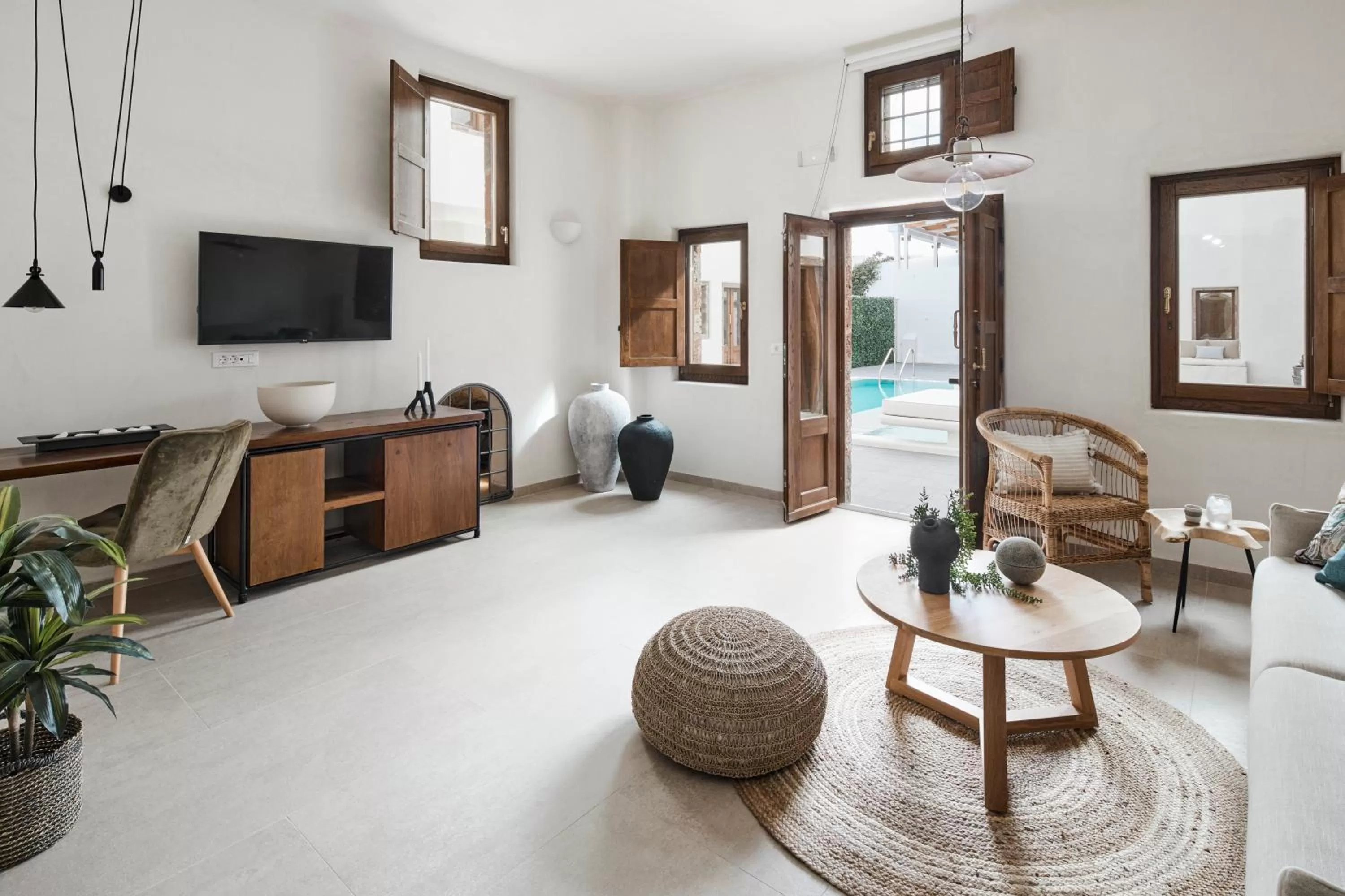 Seating area in Winery Hotel 1870