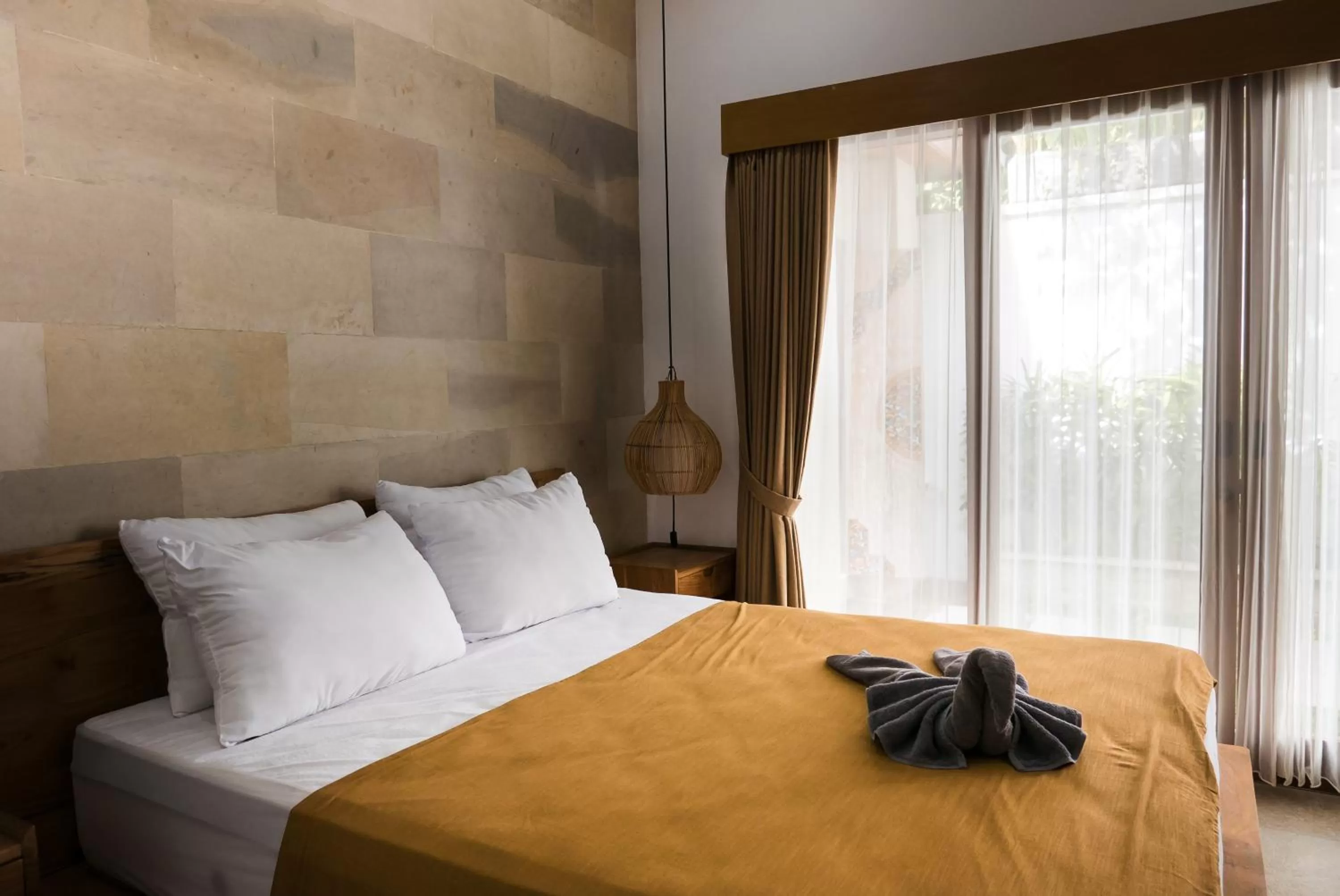 Bed in Puspa Ayu Villas & Apartments