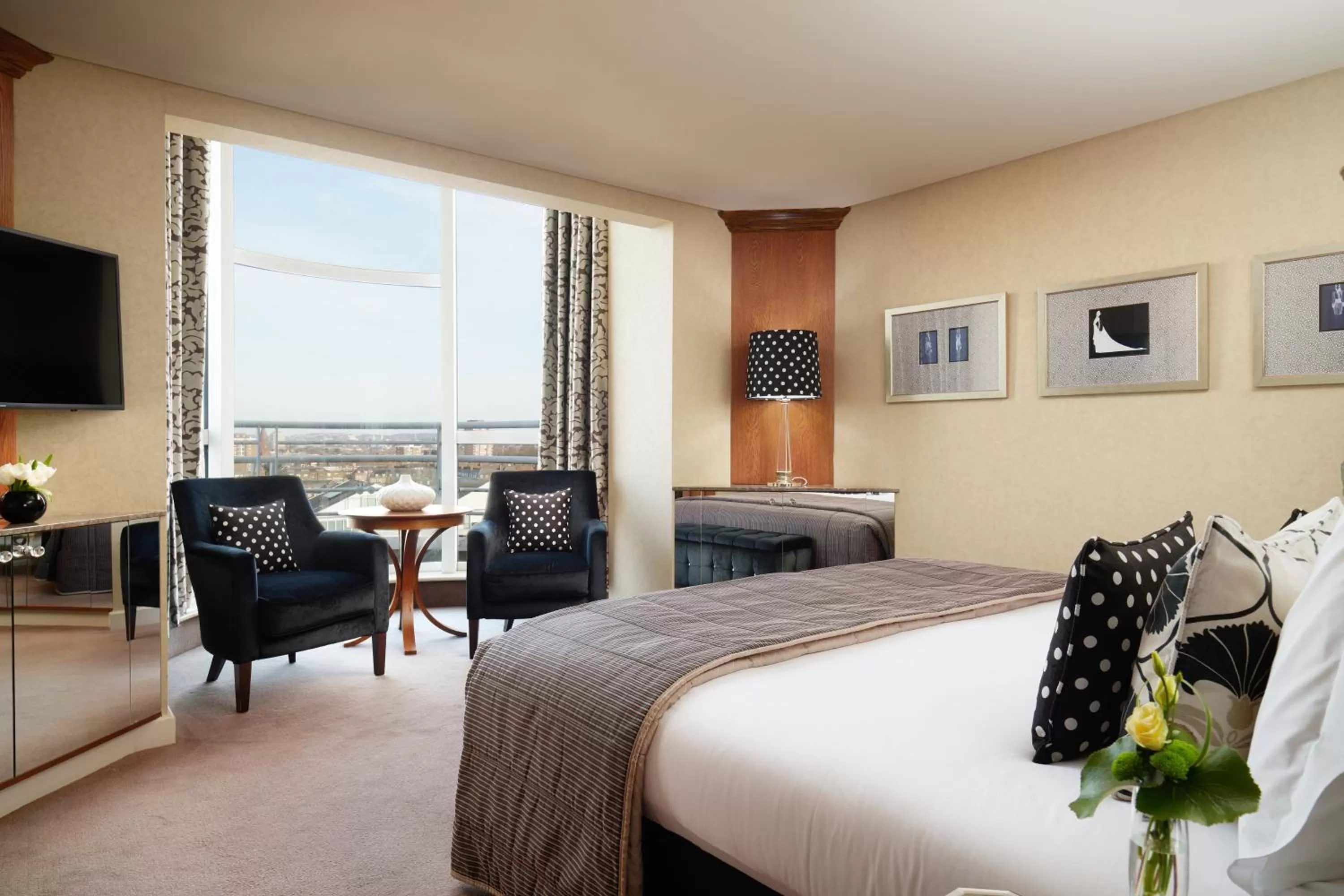 Bedroom, Bed in The Chelsea Harbour Hotel and Spa