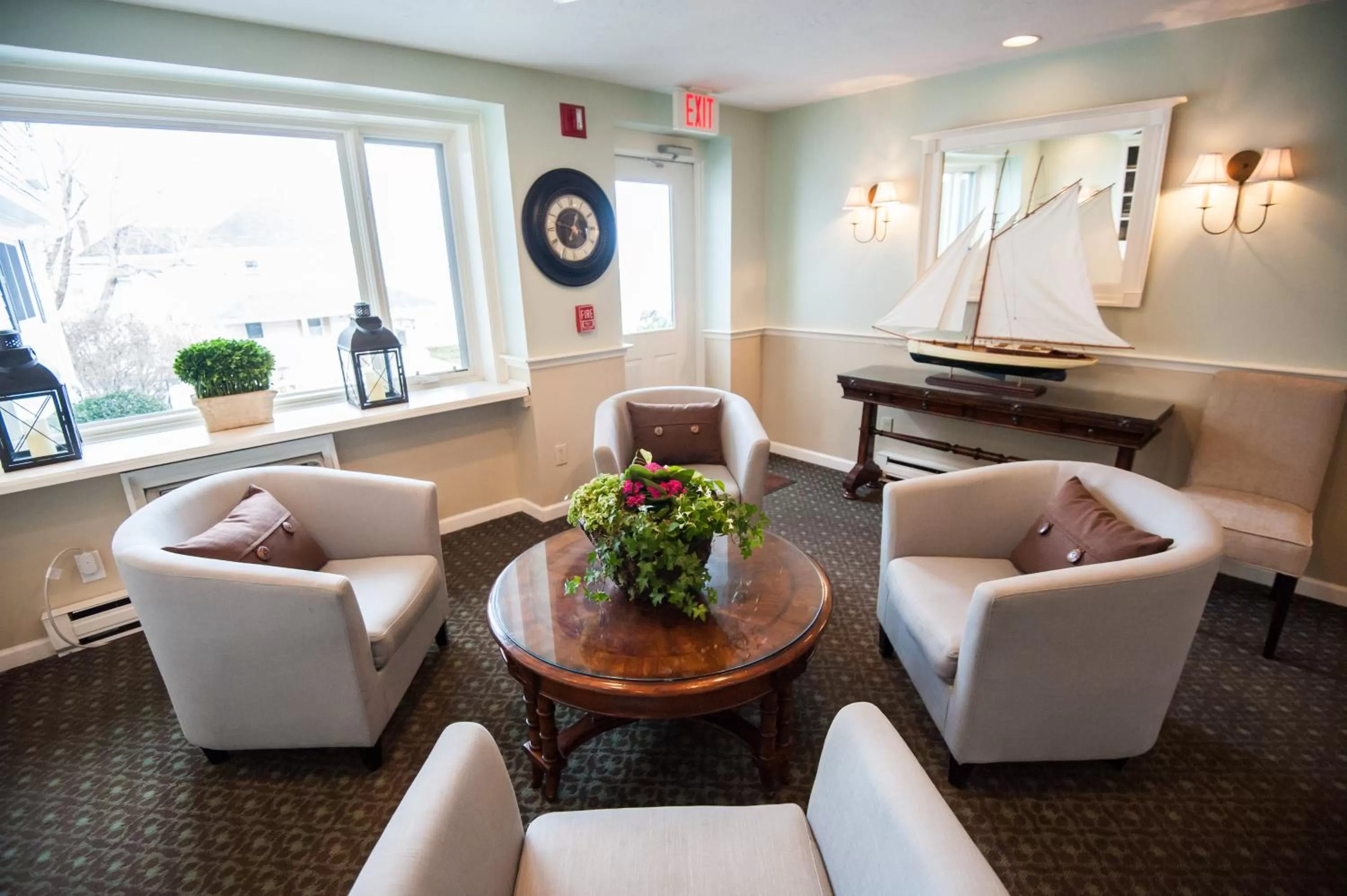 Lobby or reception in The Inn at Scituate Harbor