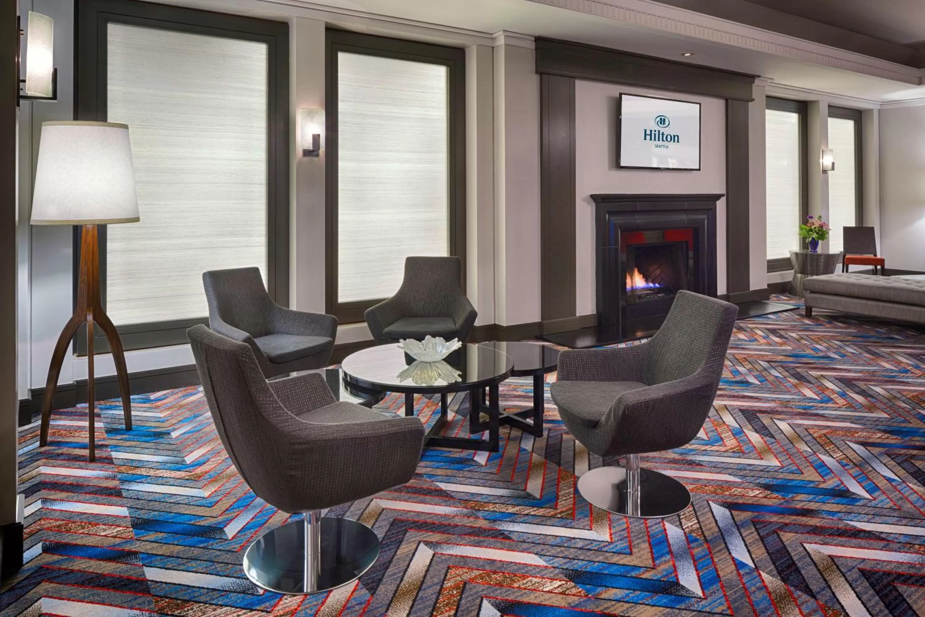 Lobby or reception, Seating Area in Hilton Seattle