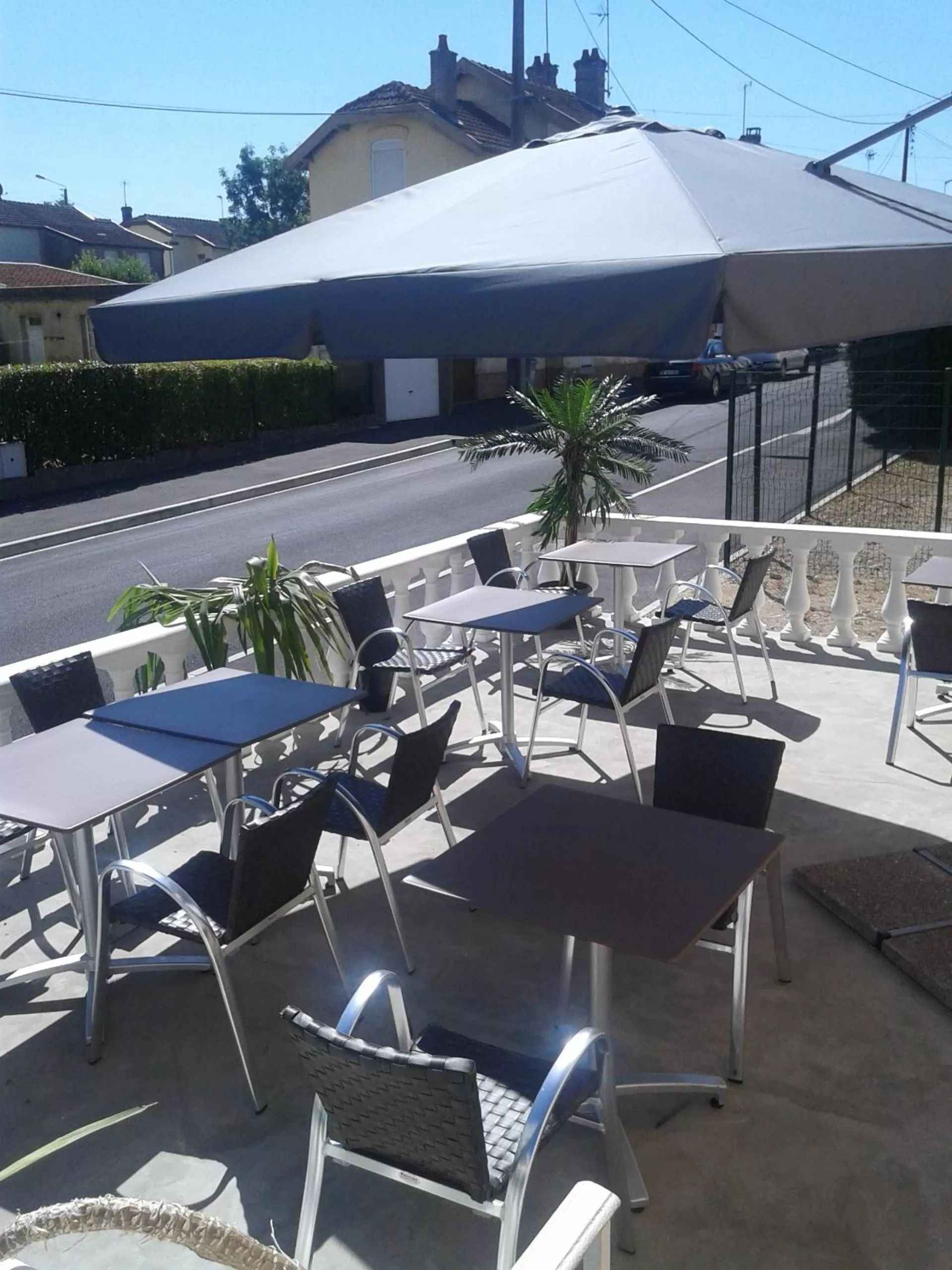 Patio in Hôtel De Champagne