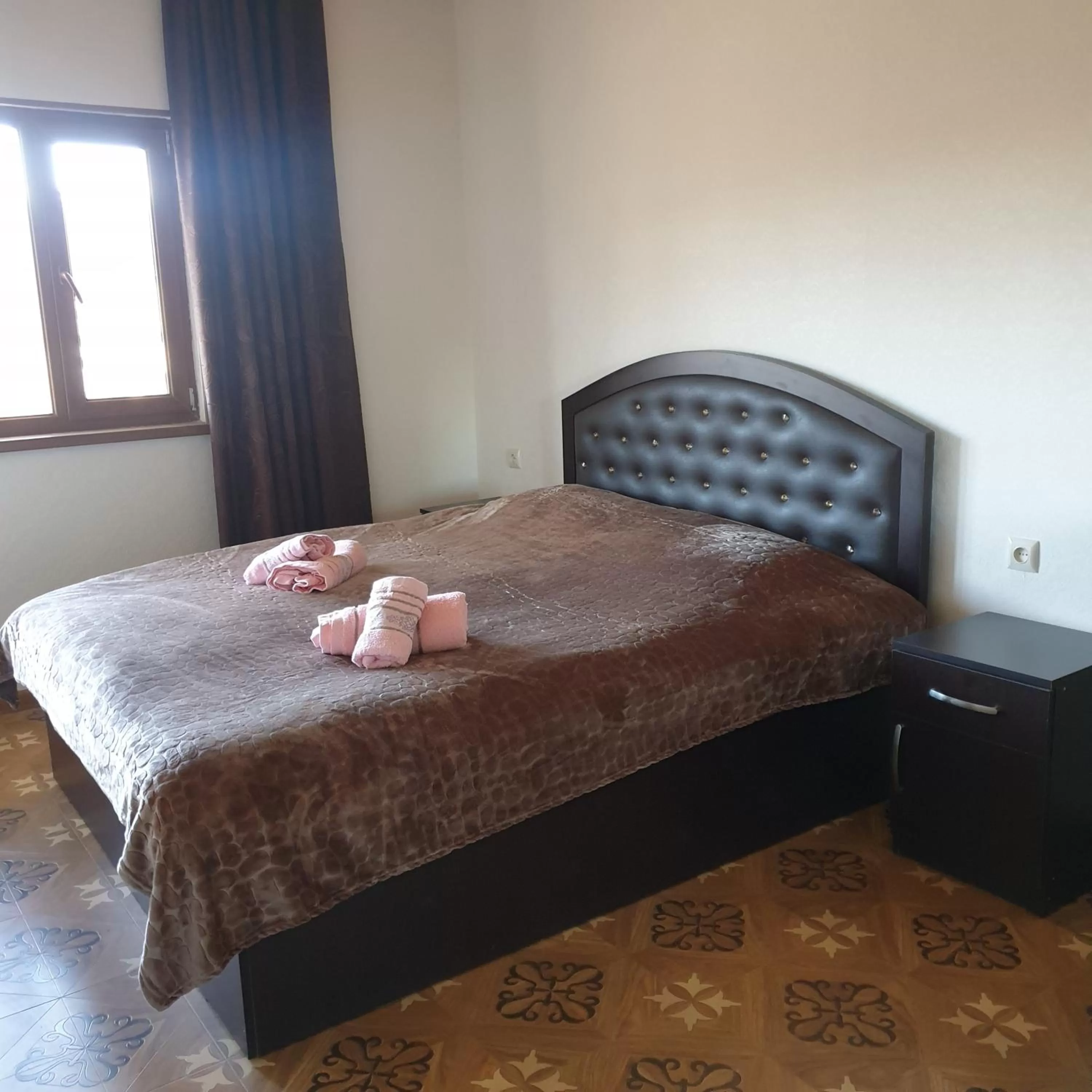 Bed in Tatev Shinuhayr Hotel'