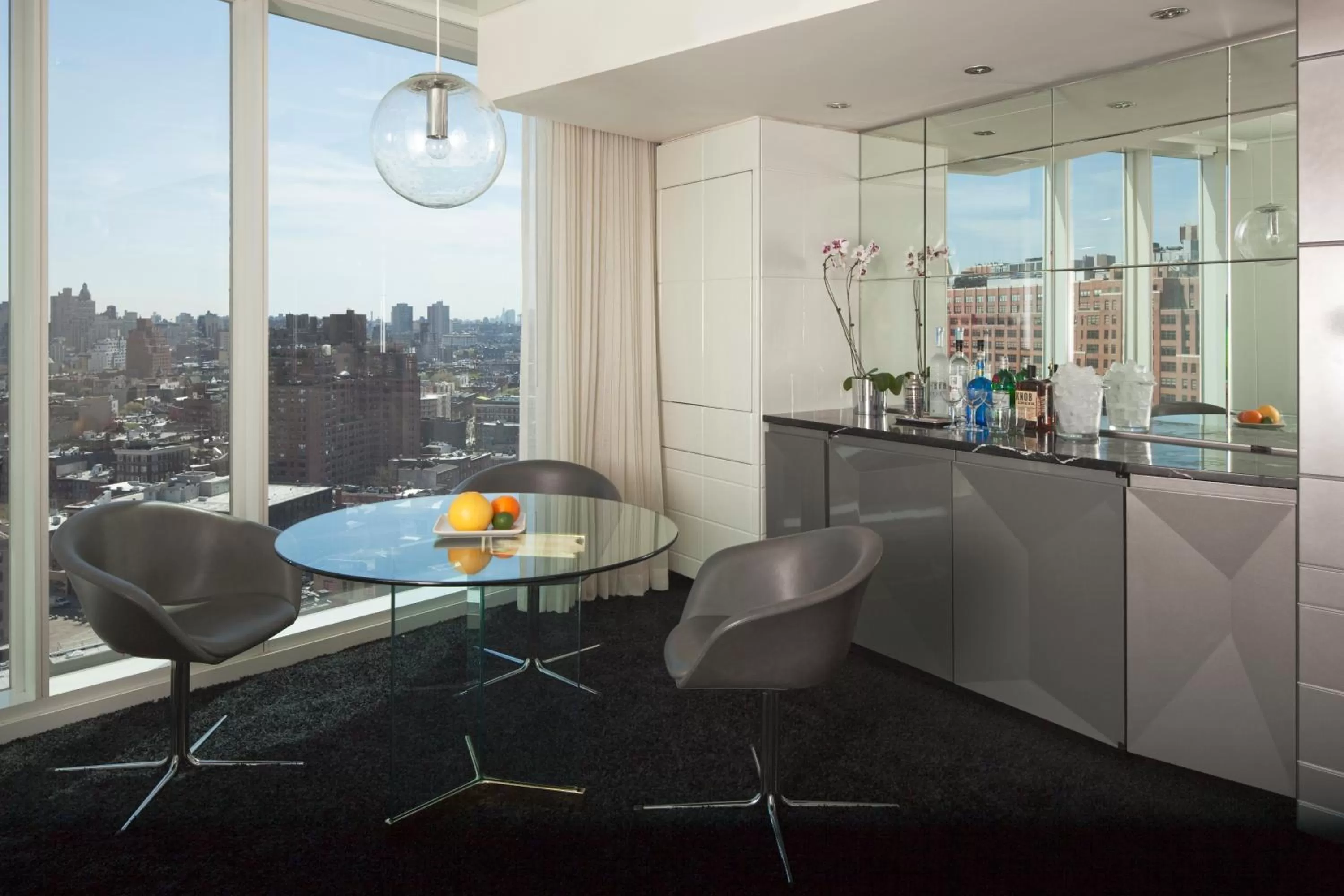 Seating area in The Standard, High Line New York