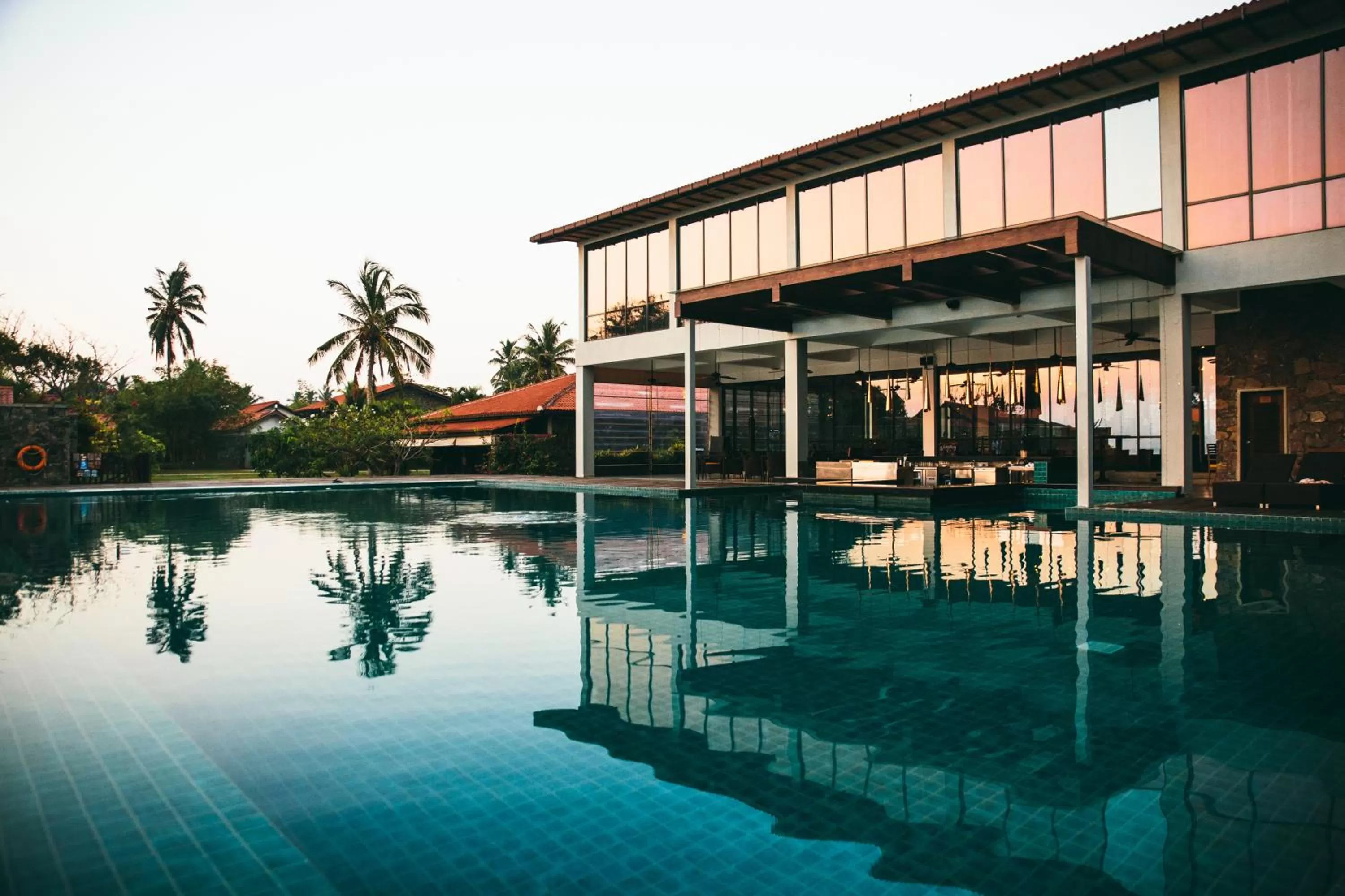 Swimming pool in Regenta Arie Lagoon Negombo