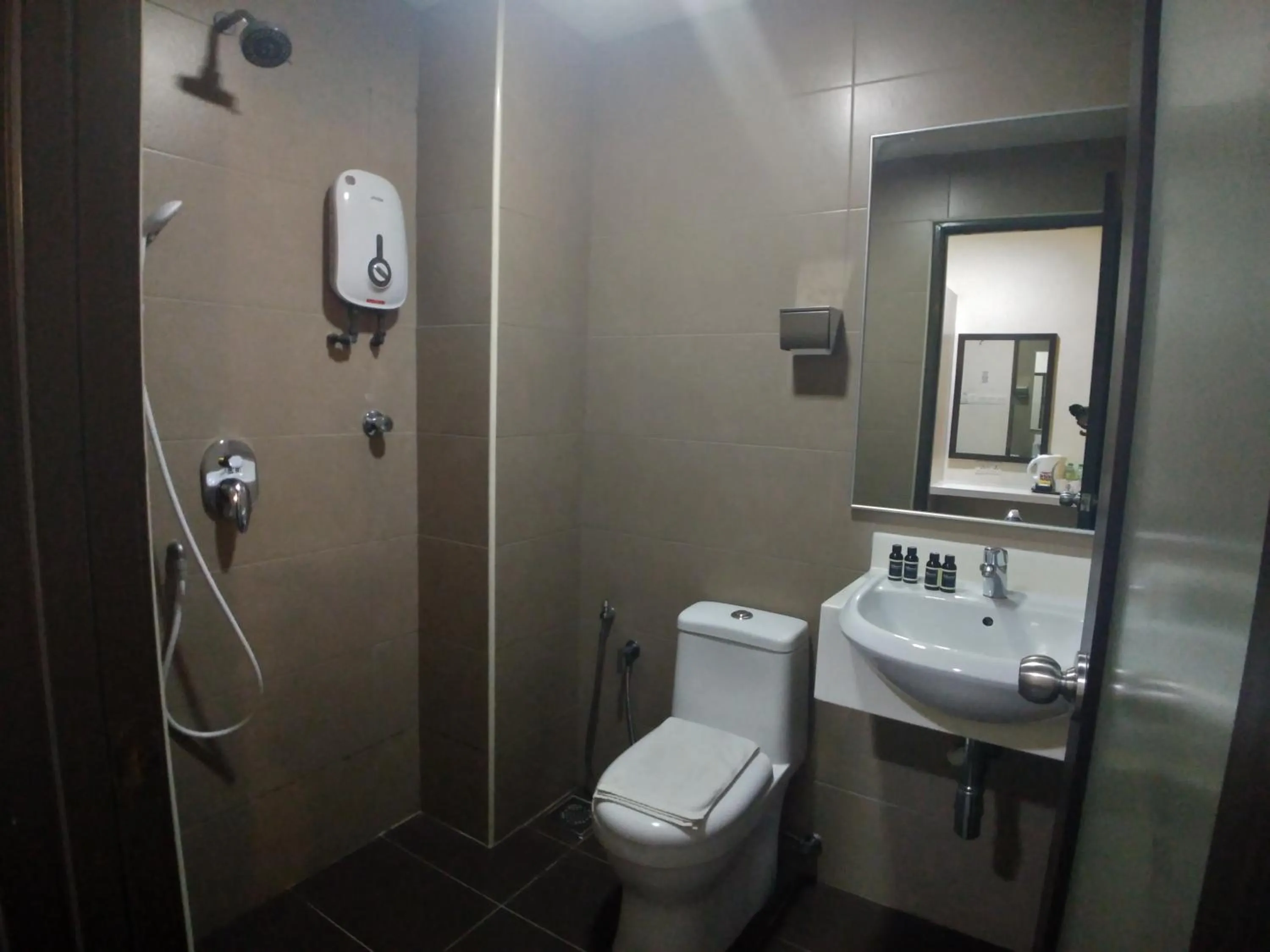 Shower in Hotel Westree KL Sentral