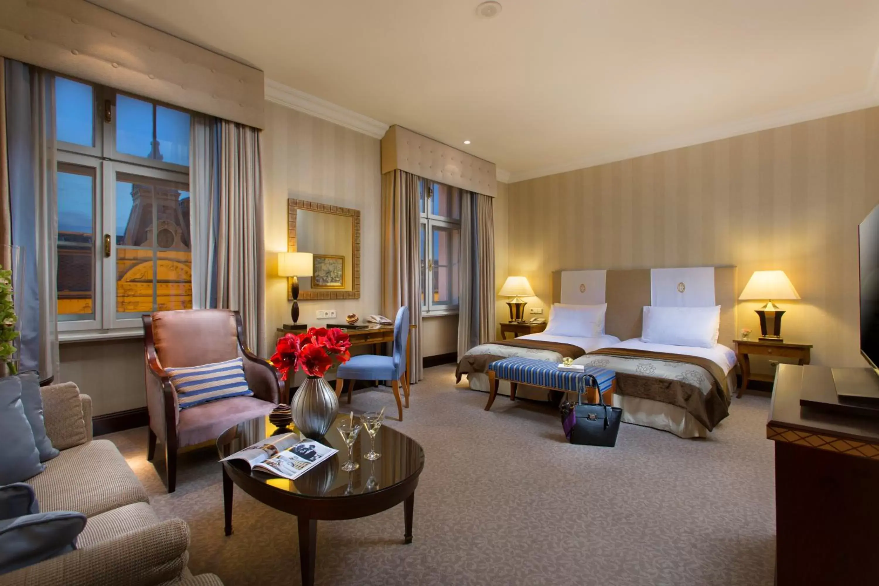 Deluxe Twin Room in Esplanade Zagreb Hotel Deluxe Twin Room in Esplanade Zagreb Hotel