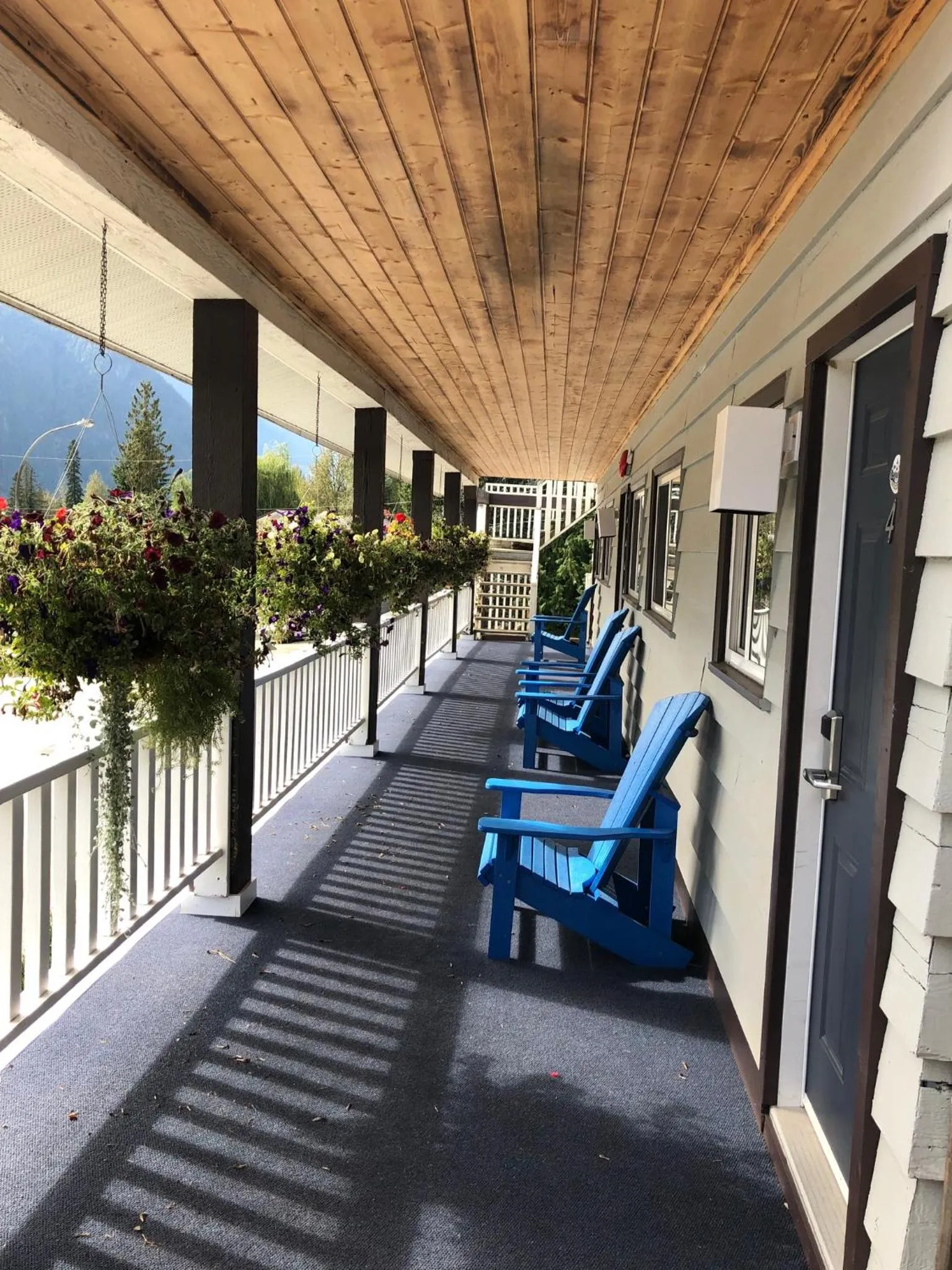 Patio in Peaks Lodge