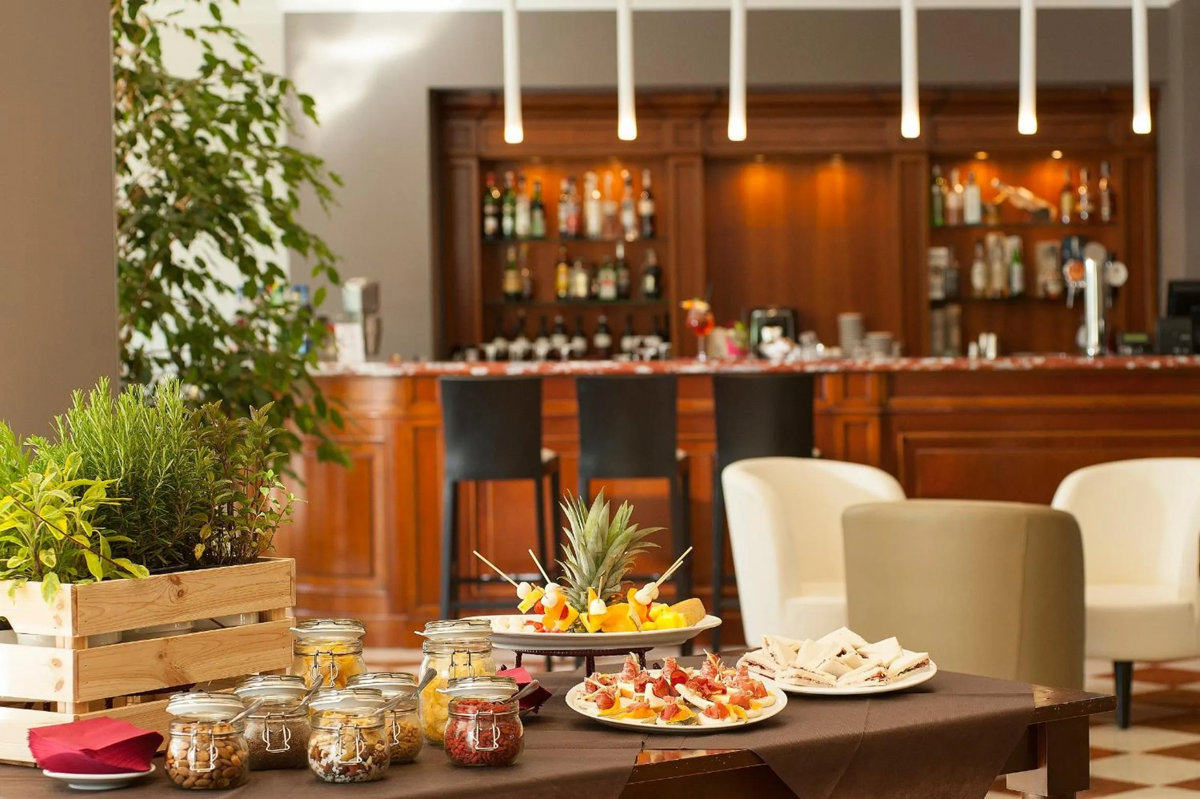 Lounge or bar in SHG Hotel De La Ville