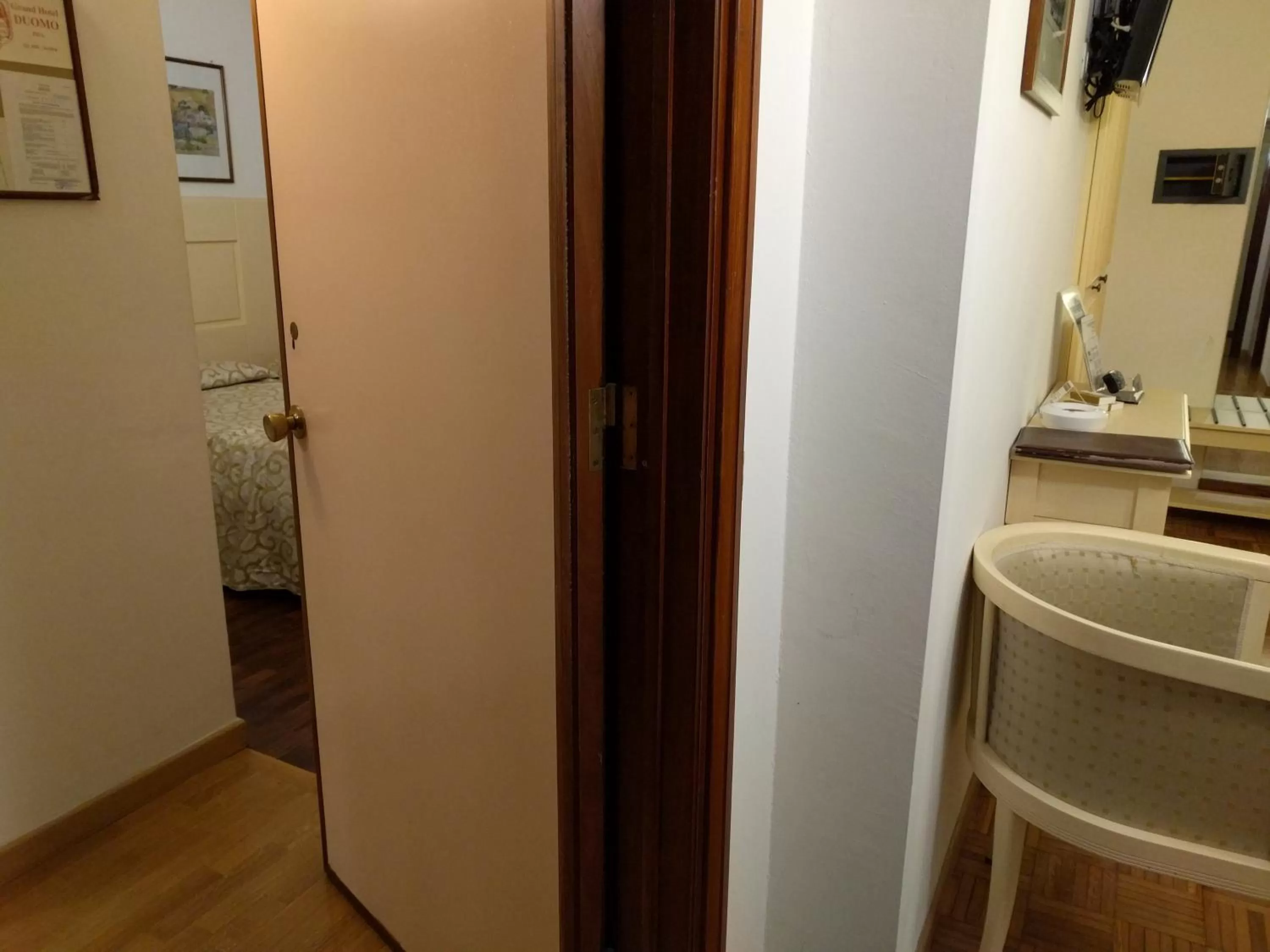 Decorative detail in Grand Hotel Duomo