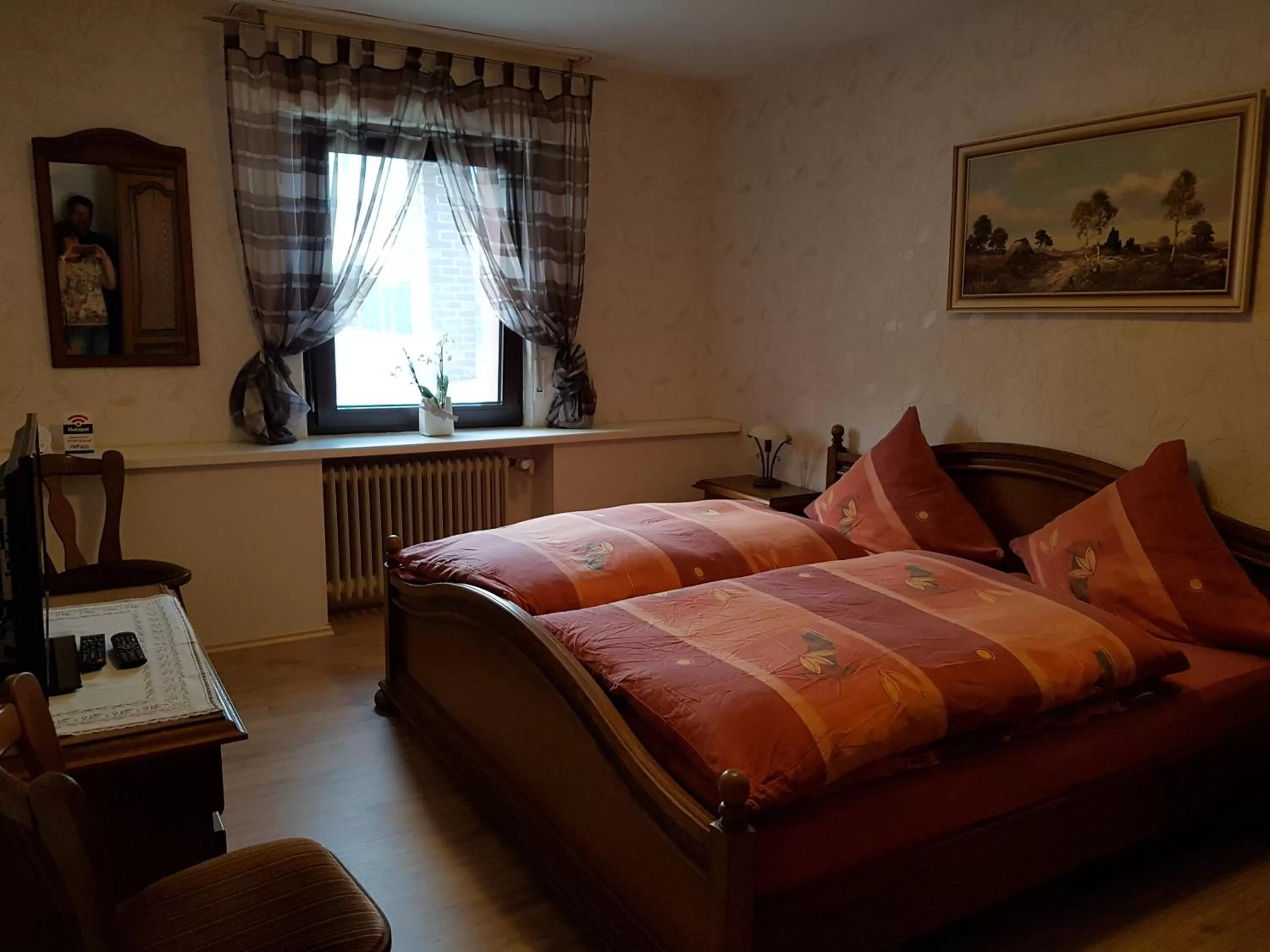 Bedroom, Bed in Landgasthof Schänzer