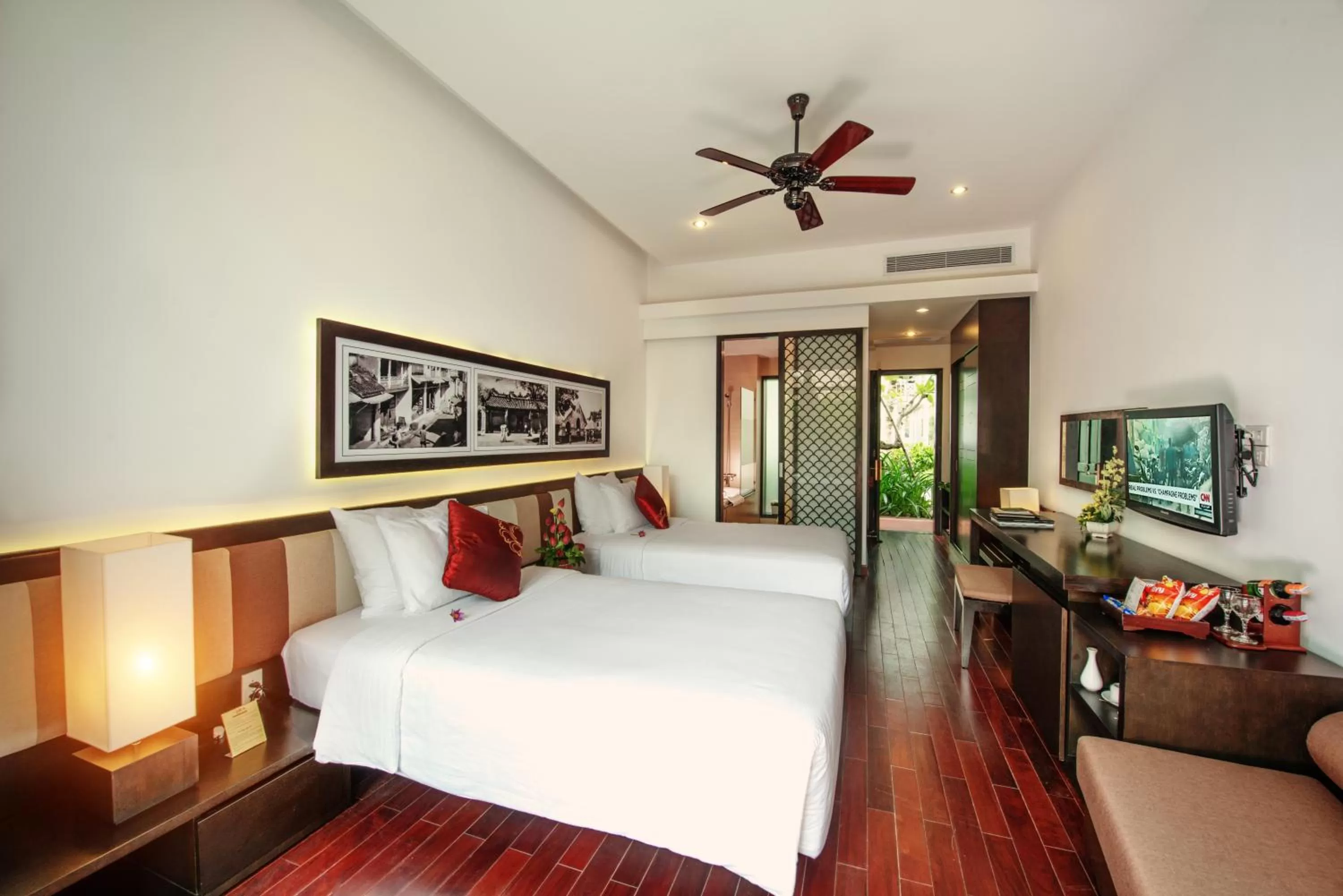 Photo of the whole room, Bed in Hoi An Beach Resort