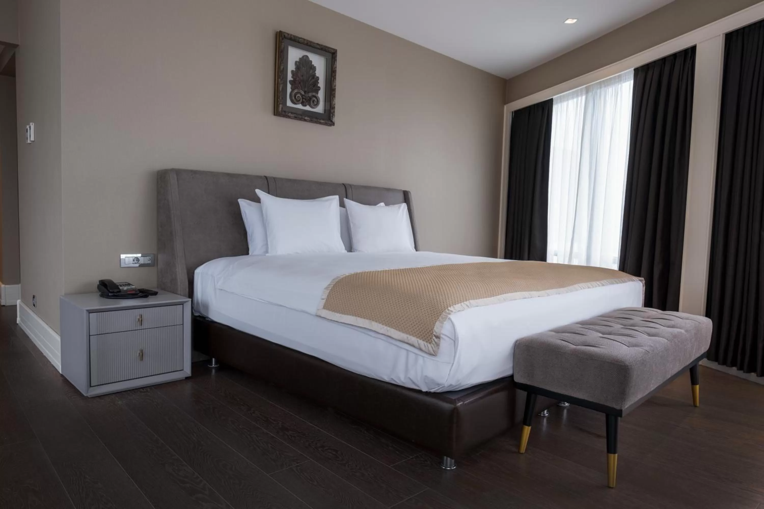 Bed in Windsor Hotel & Convention Center Istanbul