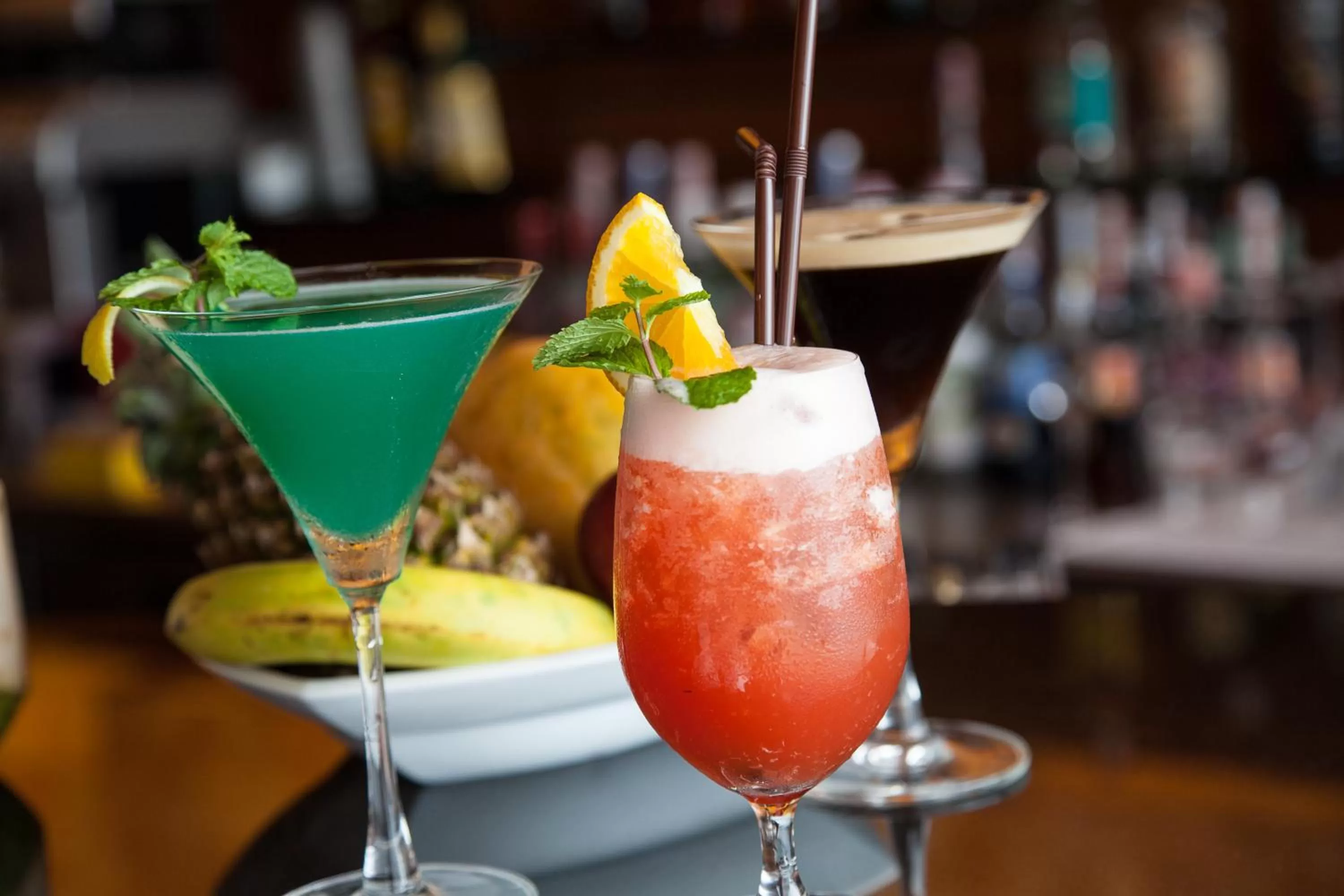 Alcoholic drinks in The Privilege Hotel Ezra Beach Club