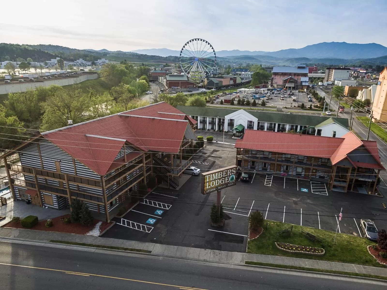Bird's eye view in Timbers Lodge