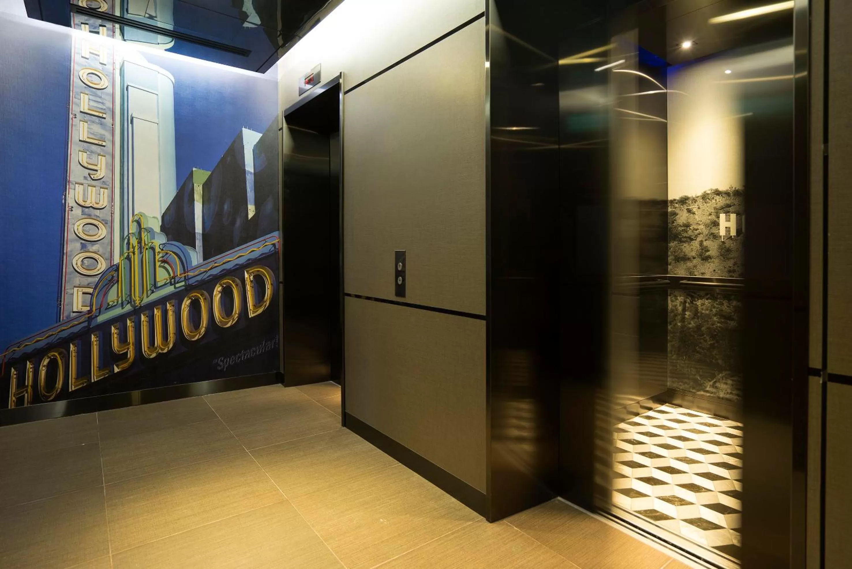 Decorative detail in Hotel 81 Premier Hollywood