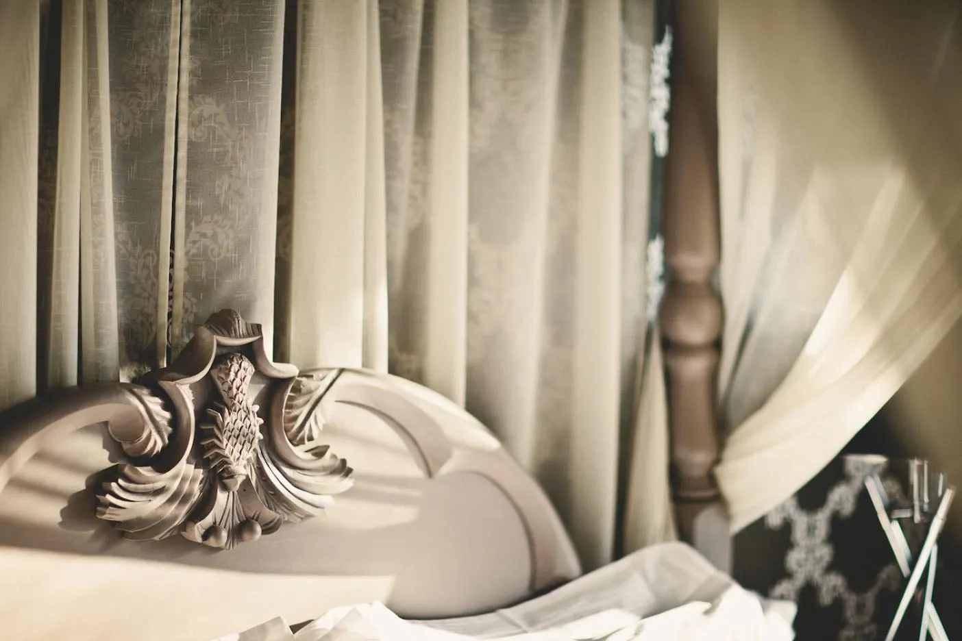 Decorative detail, Bed in Rum Doodle, Windermere B&B