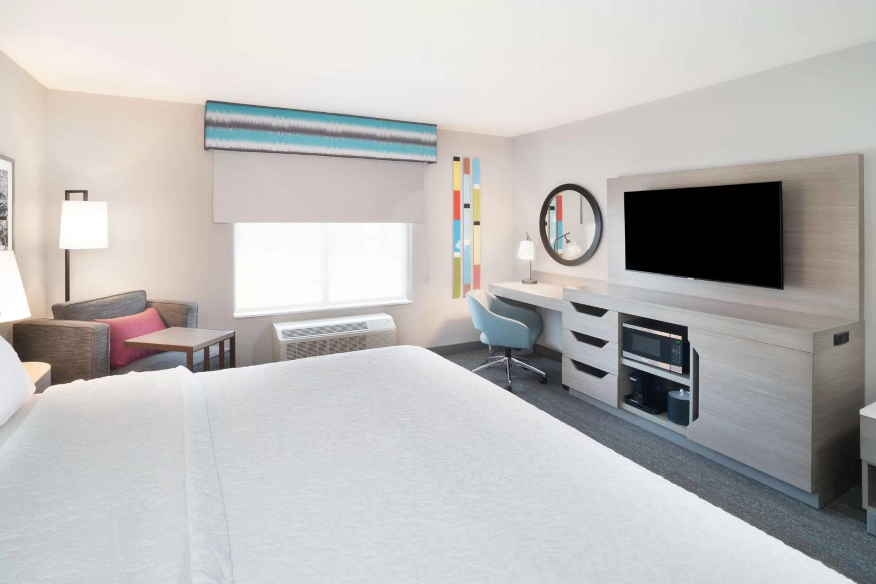 Bedroom, Bed in Hampton Inn Greer Greenville, Sc