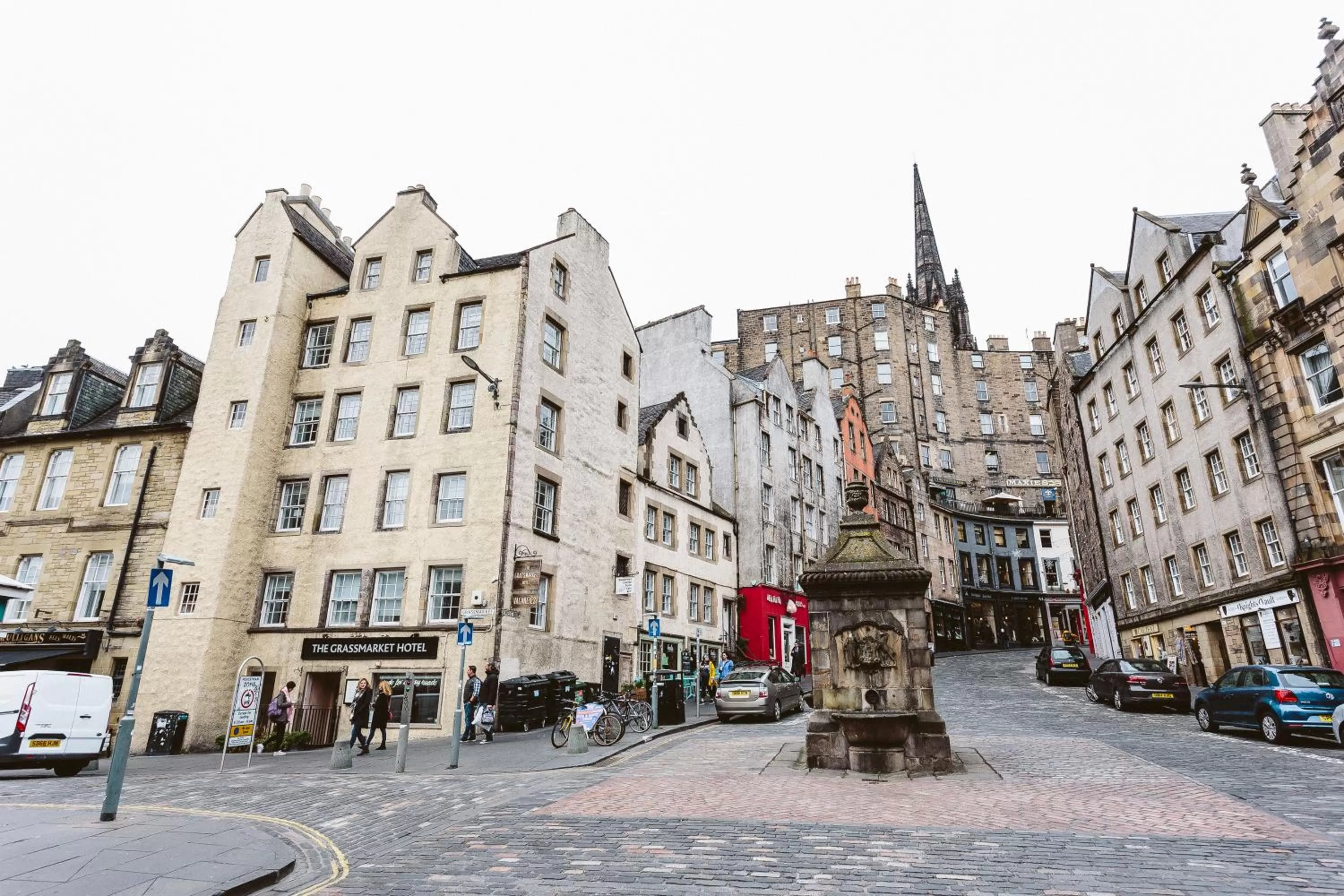 Facade/entrance in Grassmarket Hotel