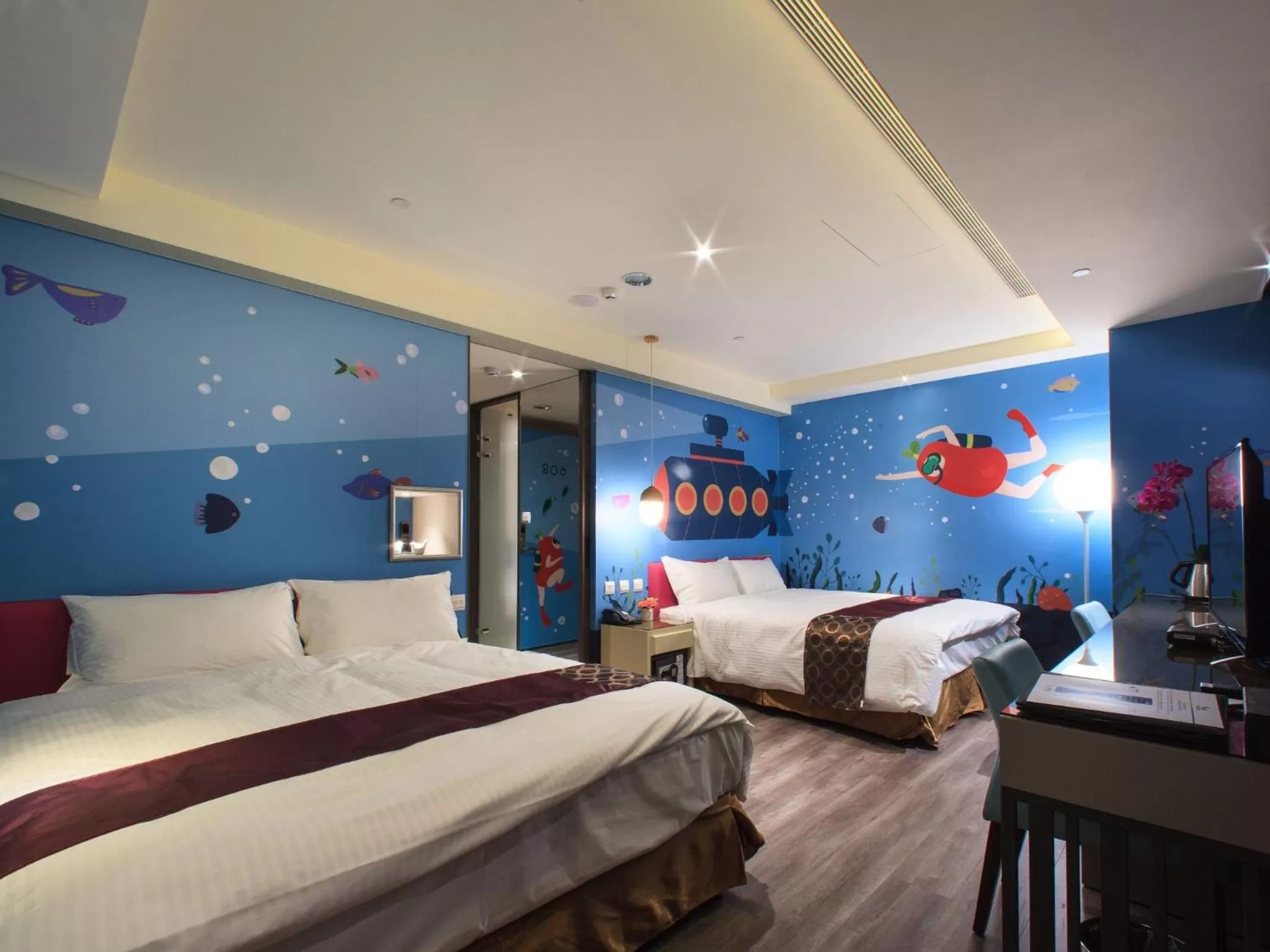 Bed in Stay Hotel - Taichung Zhongqing
