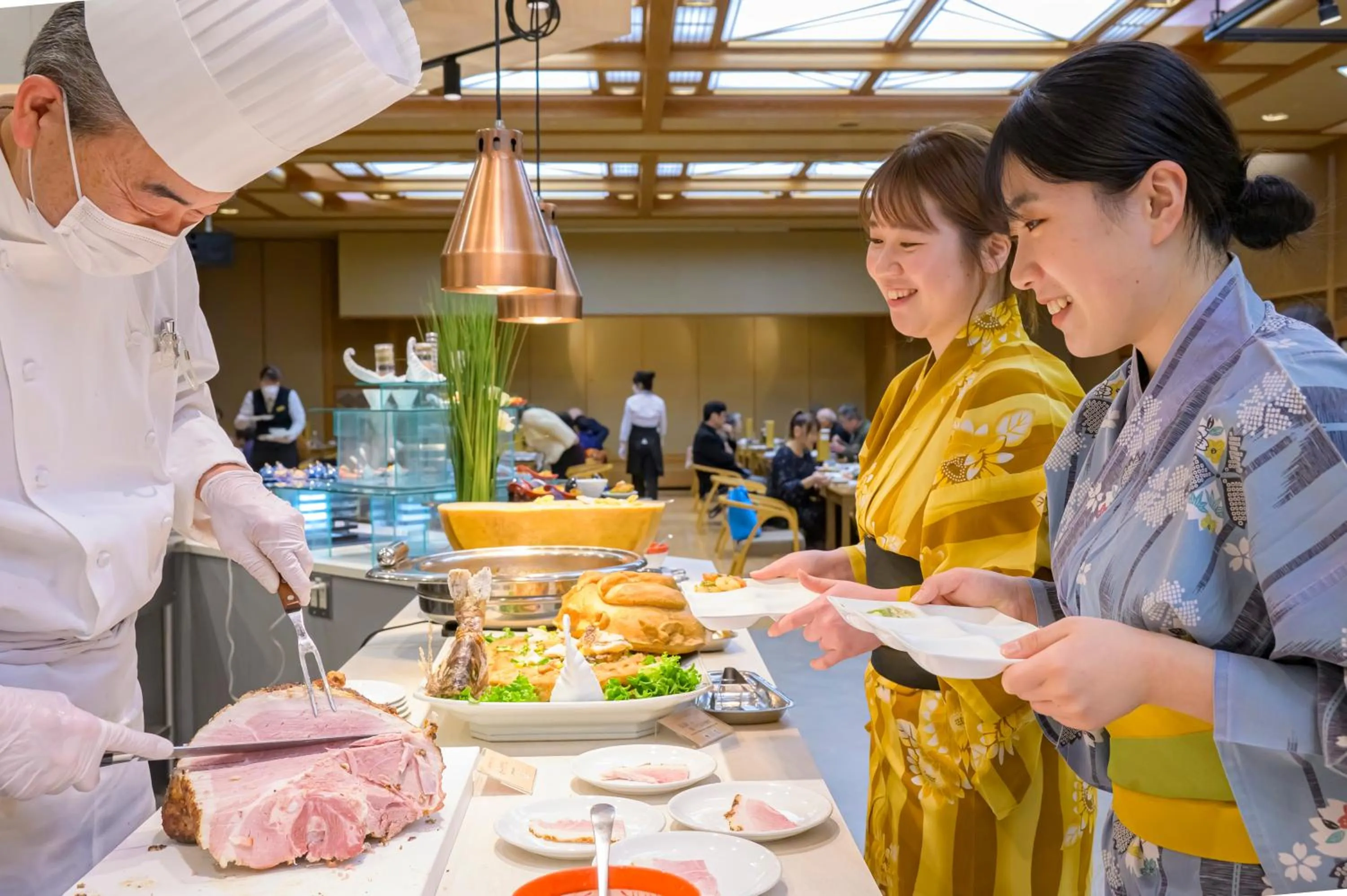 Food and drinks in Senkeien Tsukioka Hotel