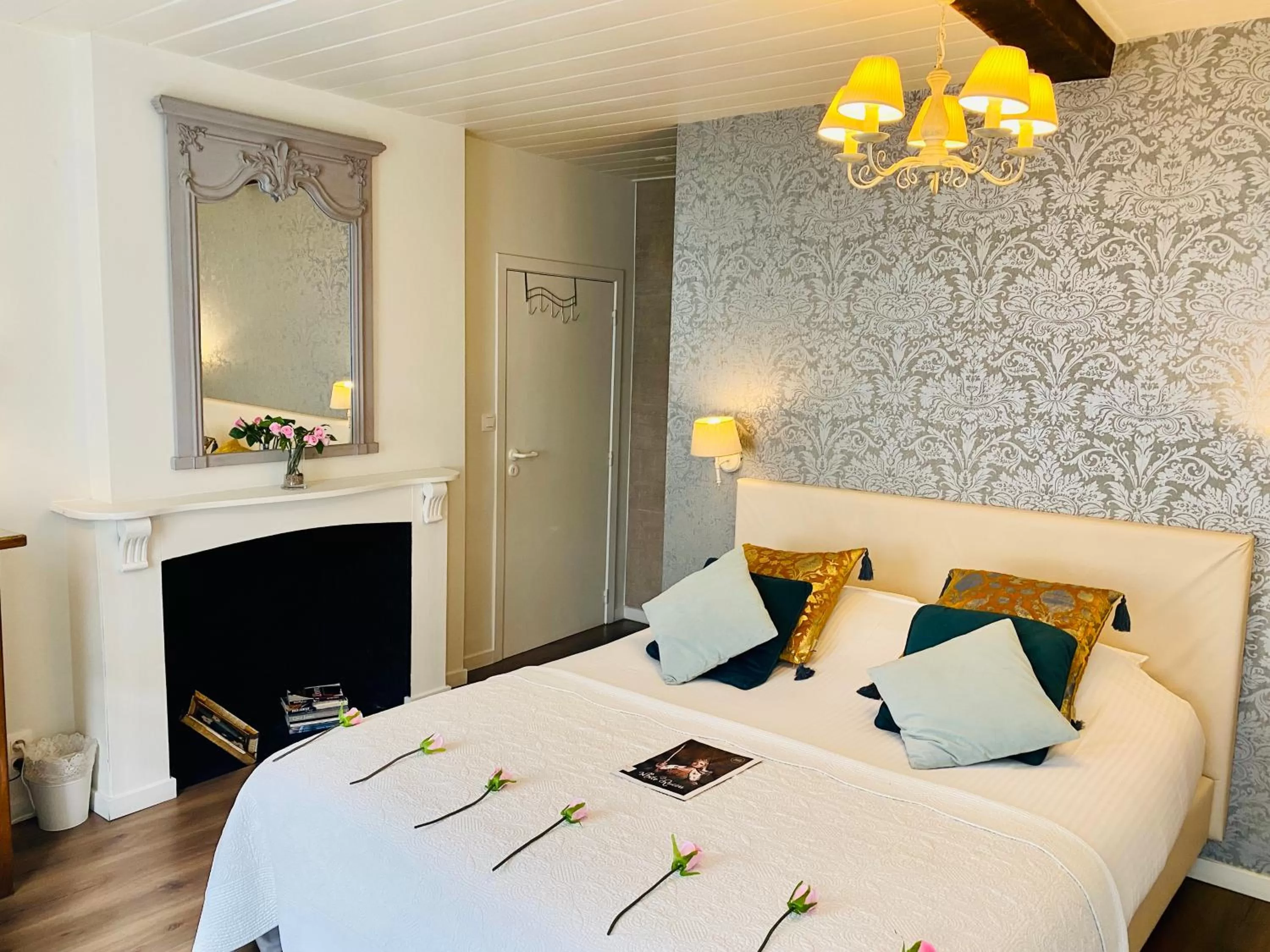 Bed in The White Queen B&B