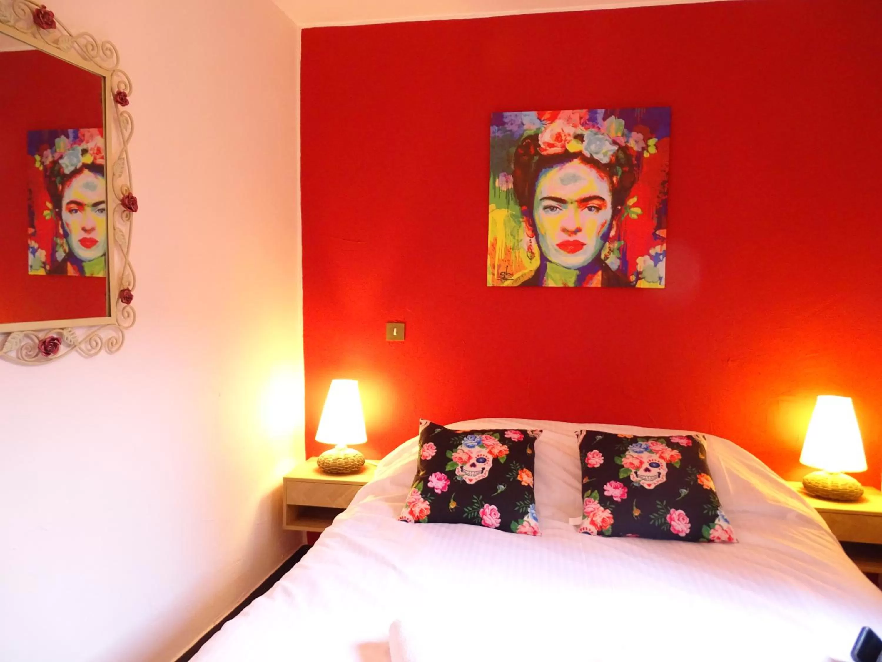 Bed in DÉDÉ DU VAL B&B