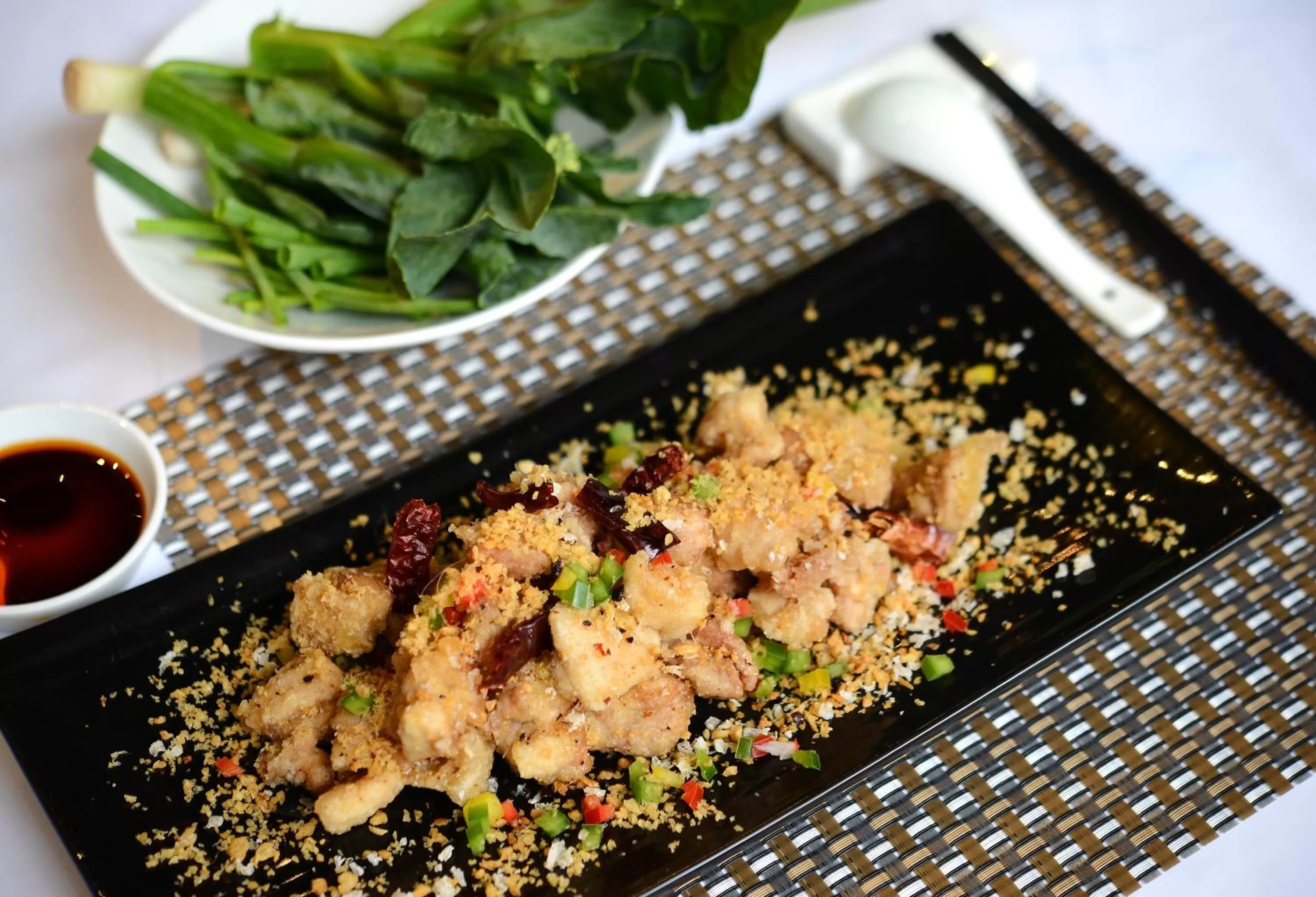 Food close-up in The Chi Boutique Hotel