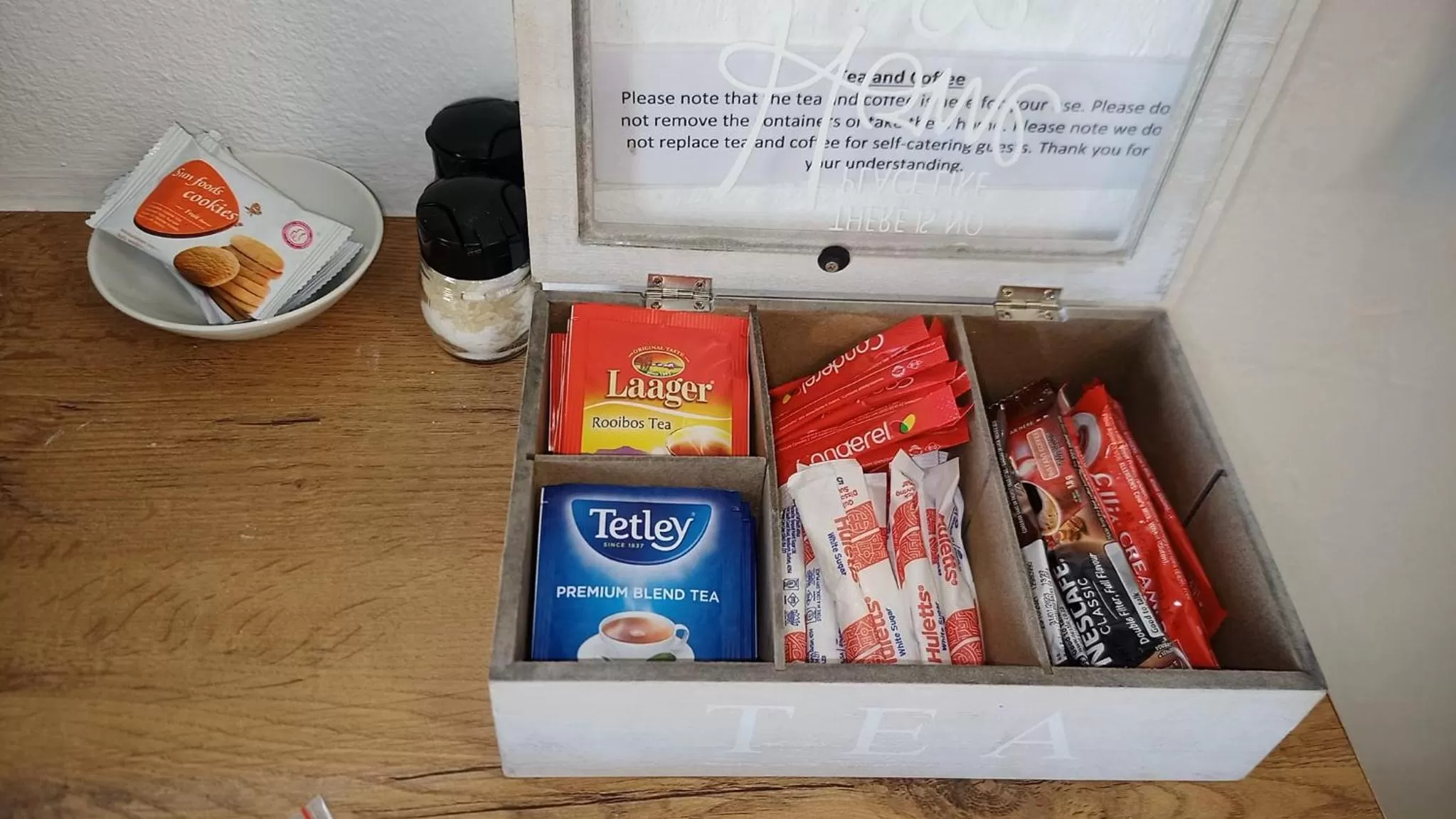 Coffee/tea facilities in Queensburgh B&B or Self Catering